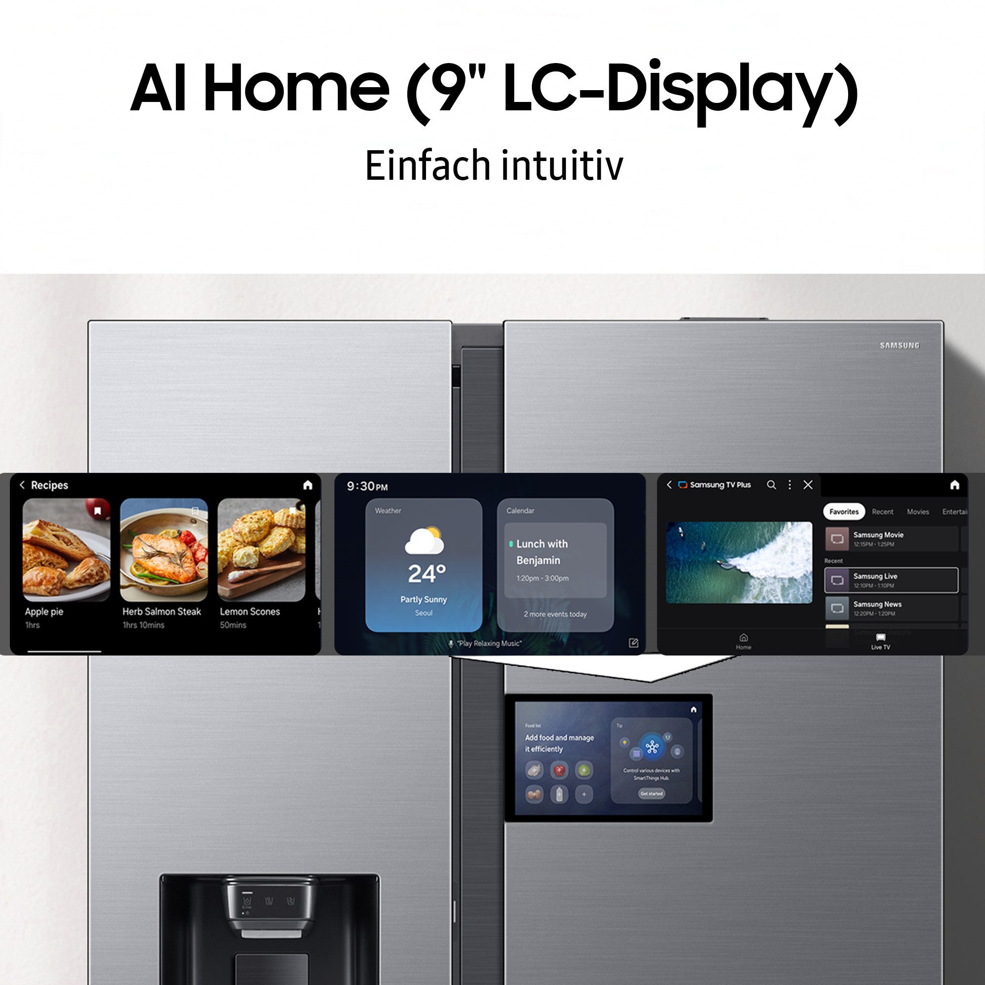 Samsung Side-by-side RS90F65EDF