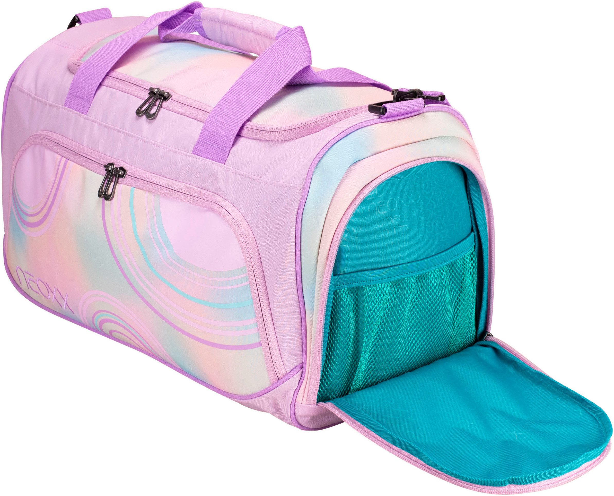 neoxx Sporttas Move, Candy Party gedeeltelijk van gerecycled materiaal