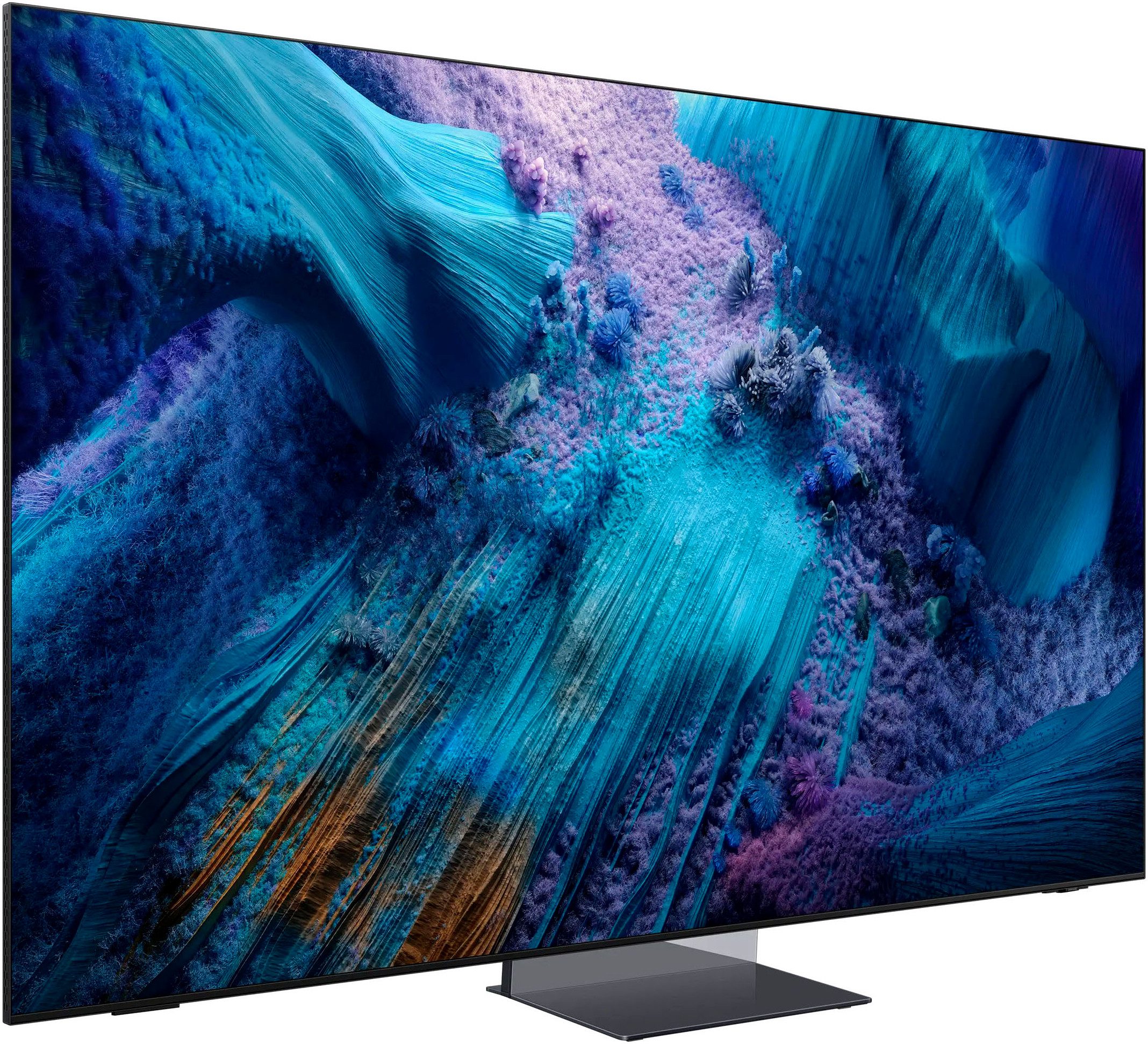 Samsung QLED-TV GQ85QN990FT QLED Mini LED-televisie, 8k ai upscaling pro & glare free, draadloze one connect box, art store