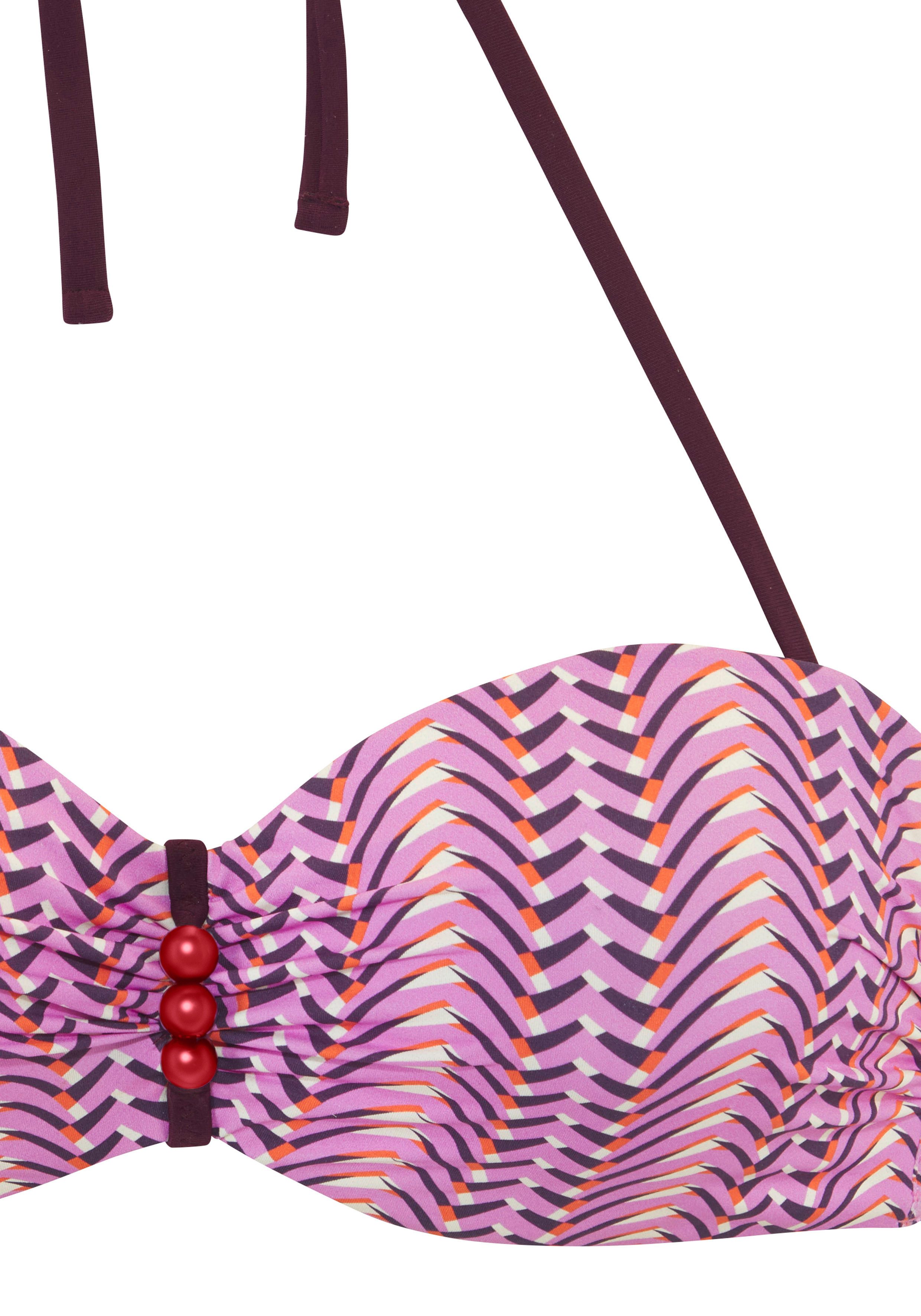 Vivance Beugelbikini in bandeaumodel met sierkraaltjes