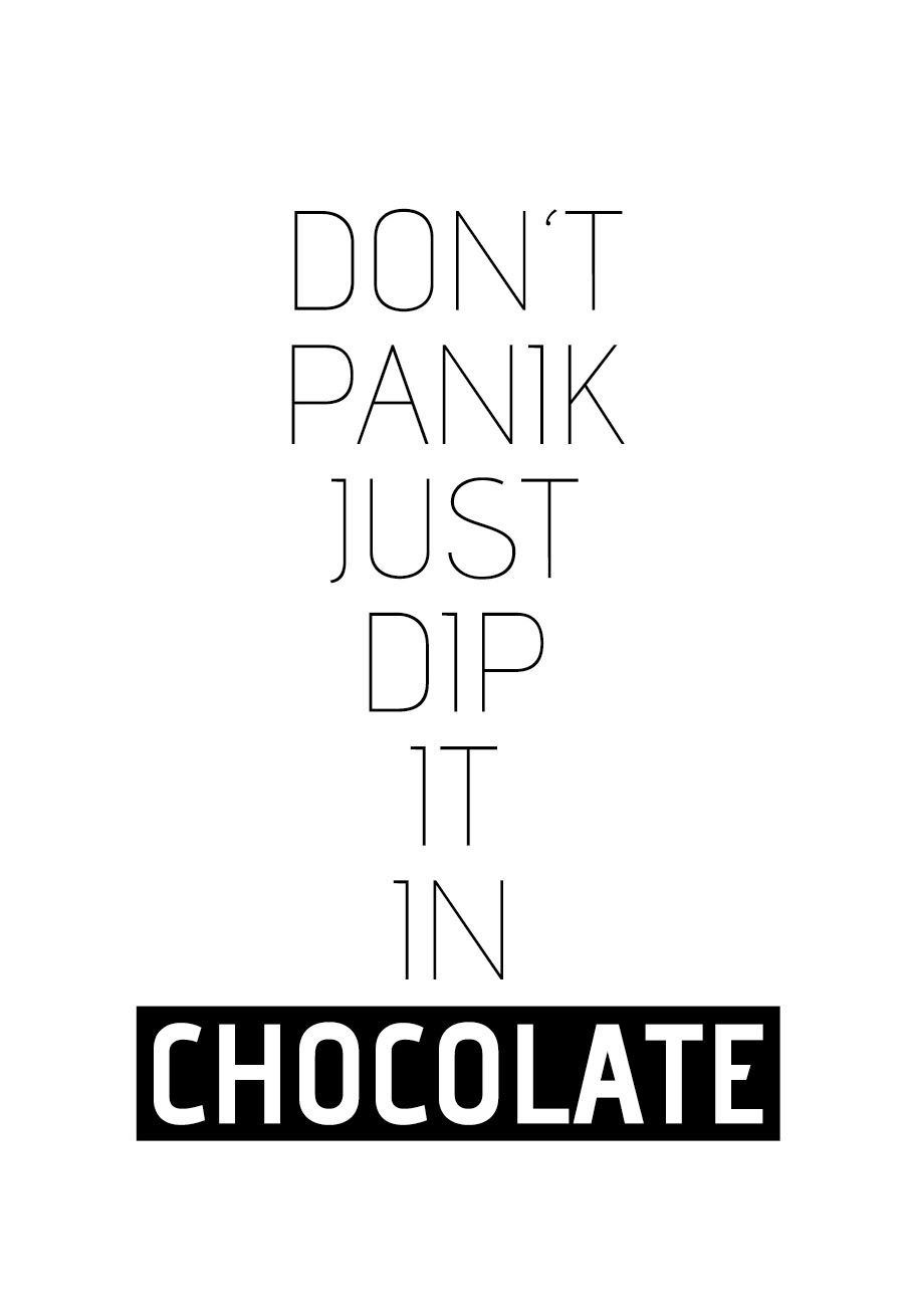 queence Sierobject voor aan de wand Chocolade Stalen bord, blikken bord, spreuk, grappig, wanddecoratie, retro, 20x30cm sierobjecten wit
