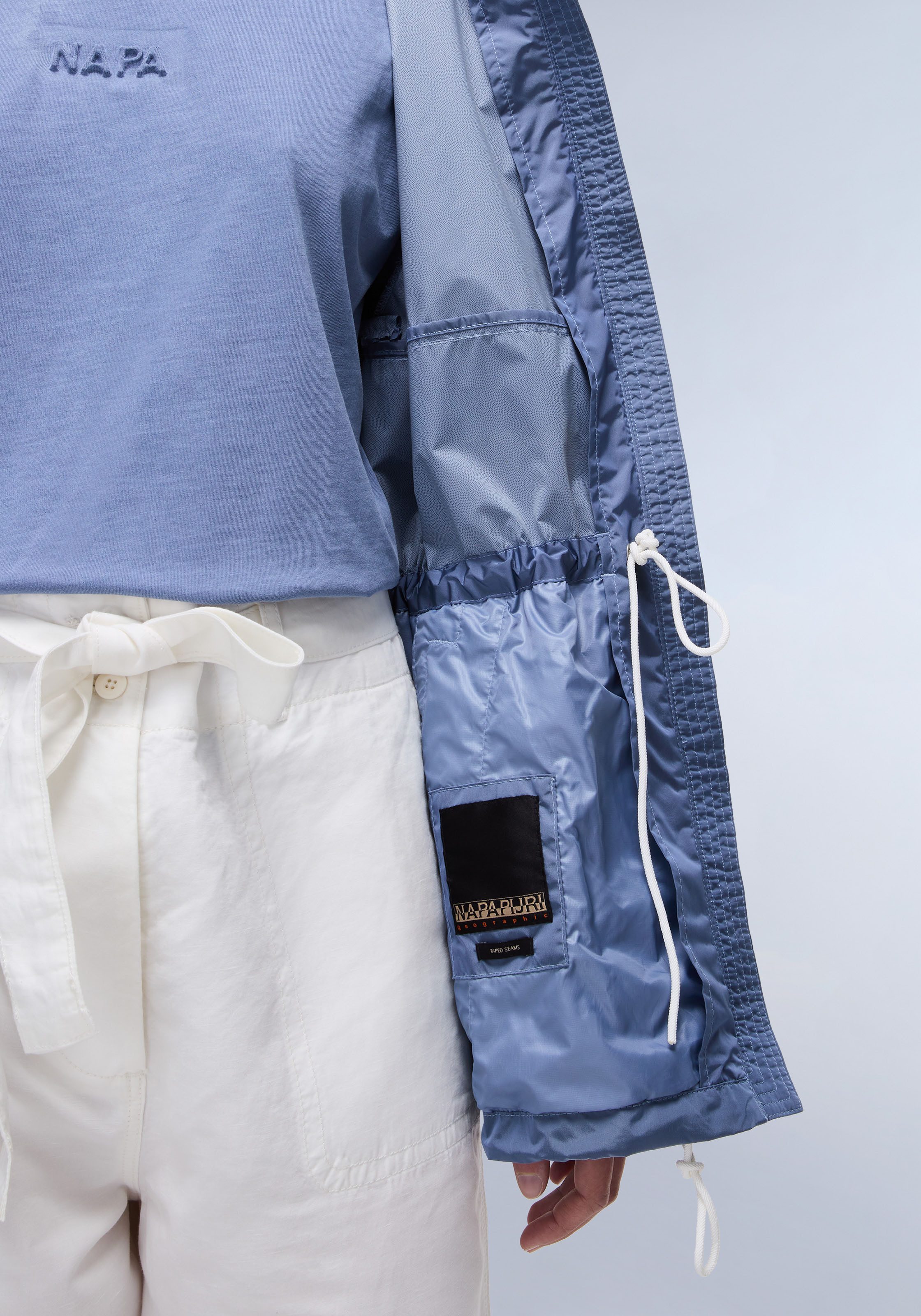 Napapijri Windbreaker A-ERA W TROPOSPHERE B2S Met ronde hals met staande kraag