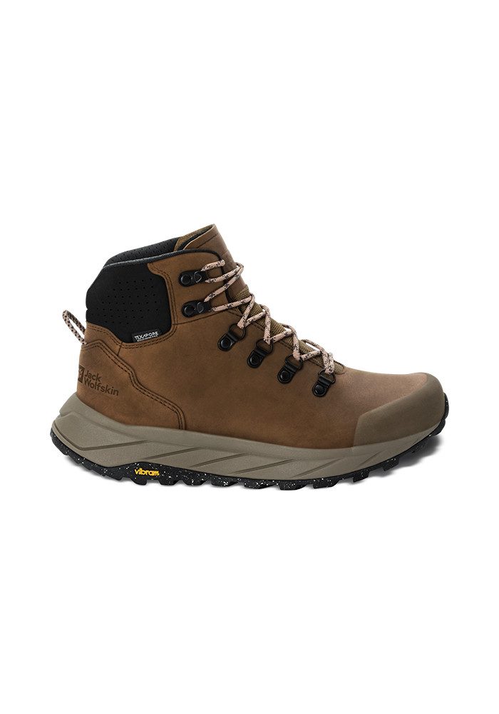 Jack Wolfskin Wandelschoenen TERRAQUEST X TEXAPORE MID W dames schoenen maat 40,5 EU bruin