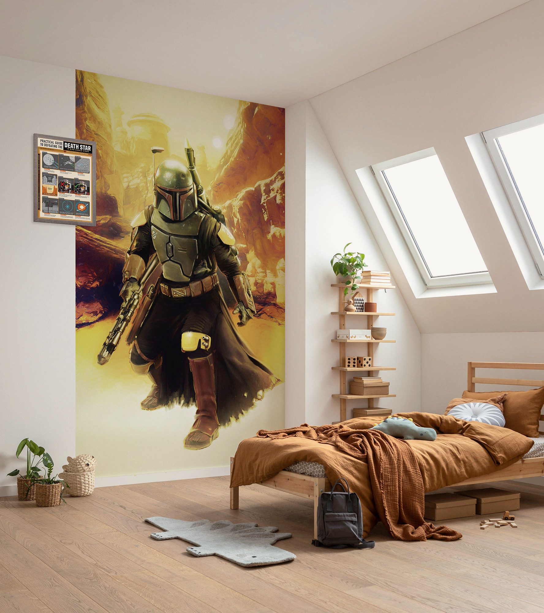 Komar Kinderbehang Star Wars Boba Fett Sneaking Up (1 stuk)