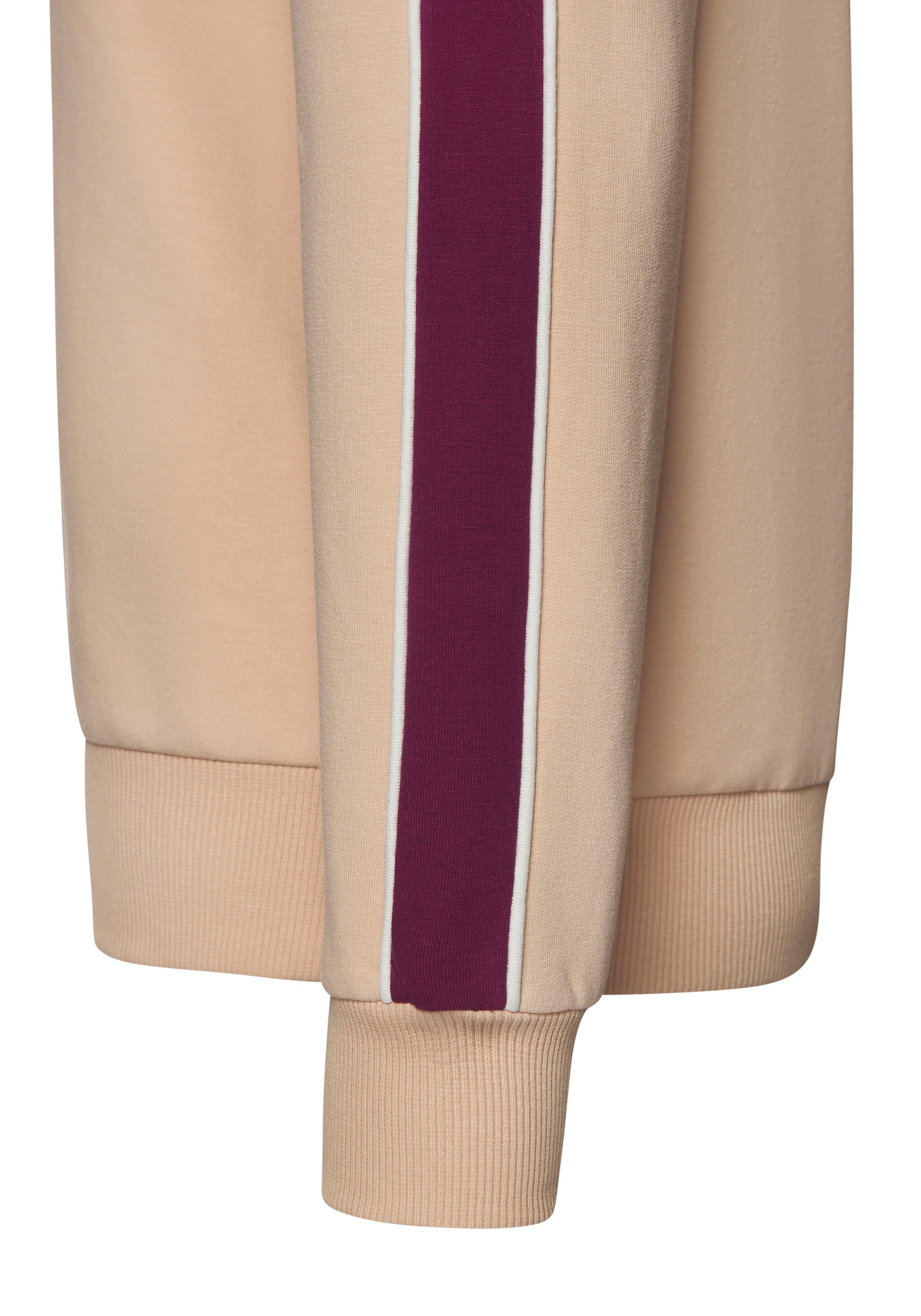 s.Oliver RED LABEL Beachwear Hoodie met contrasterende accenten loungewear (1-delig)