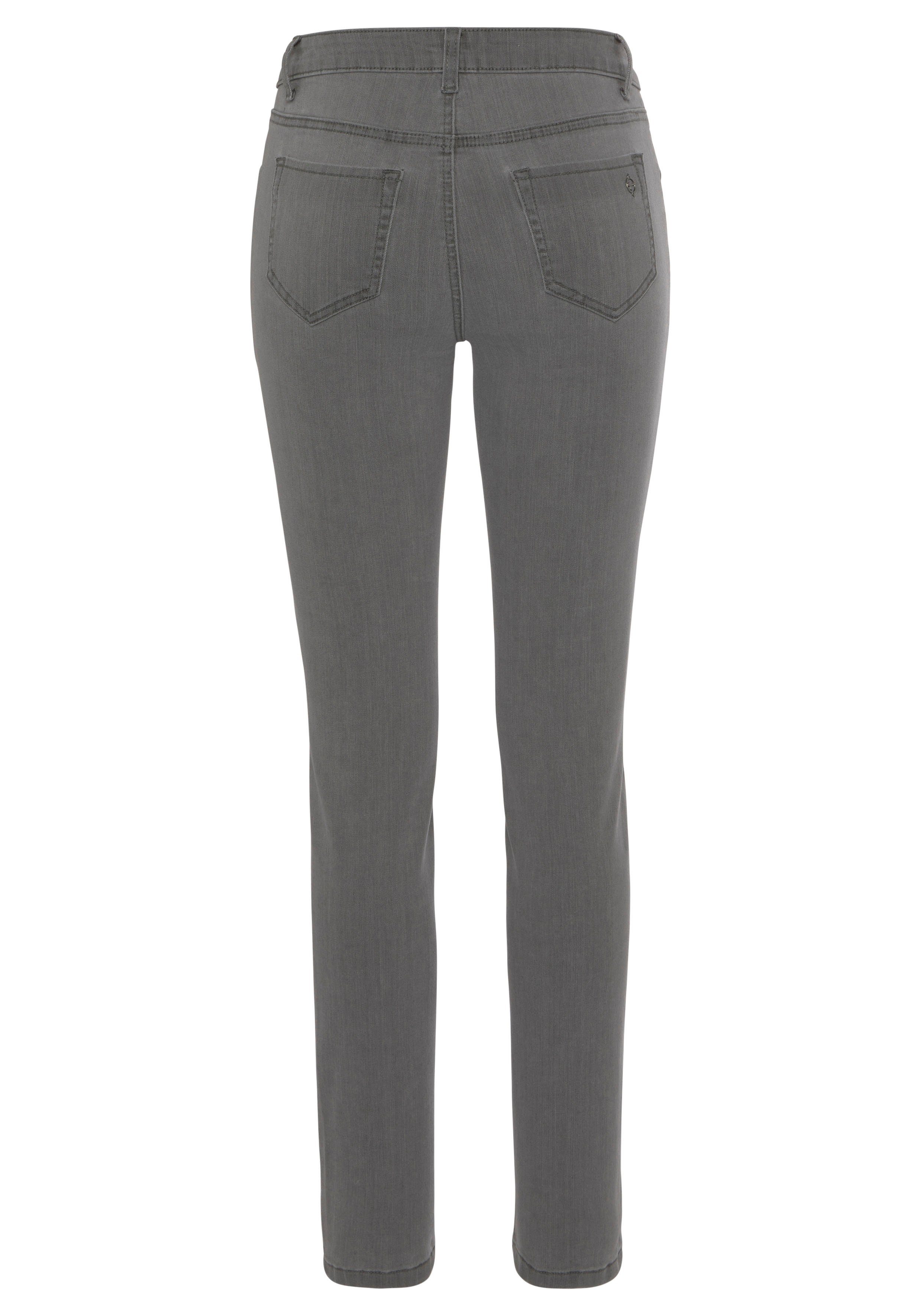 Tamaris Skinny fit jeans smalle broekpasvorm, normale taille, 5-pocket-vorm, used-wassing