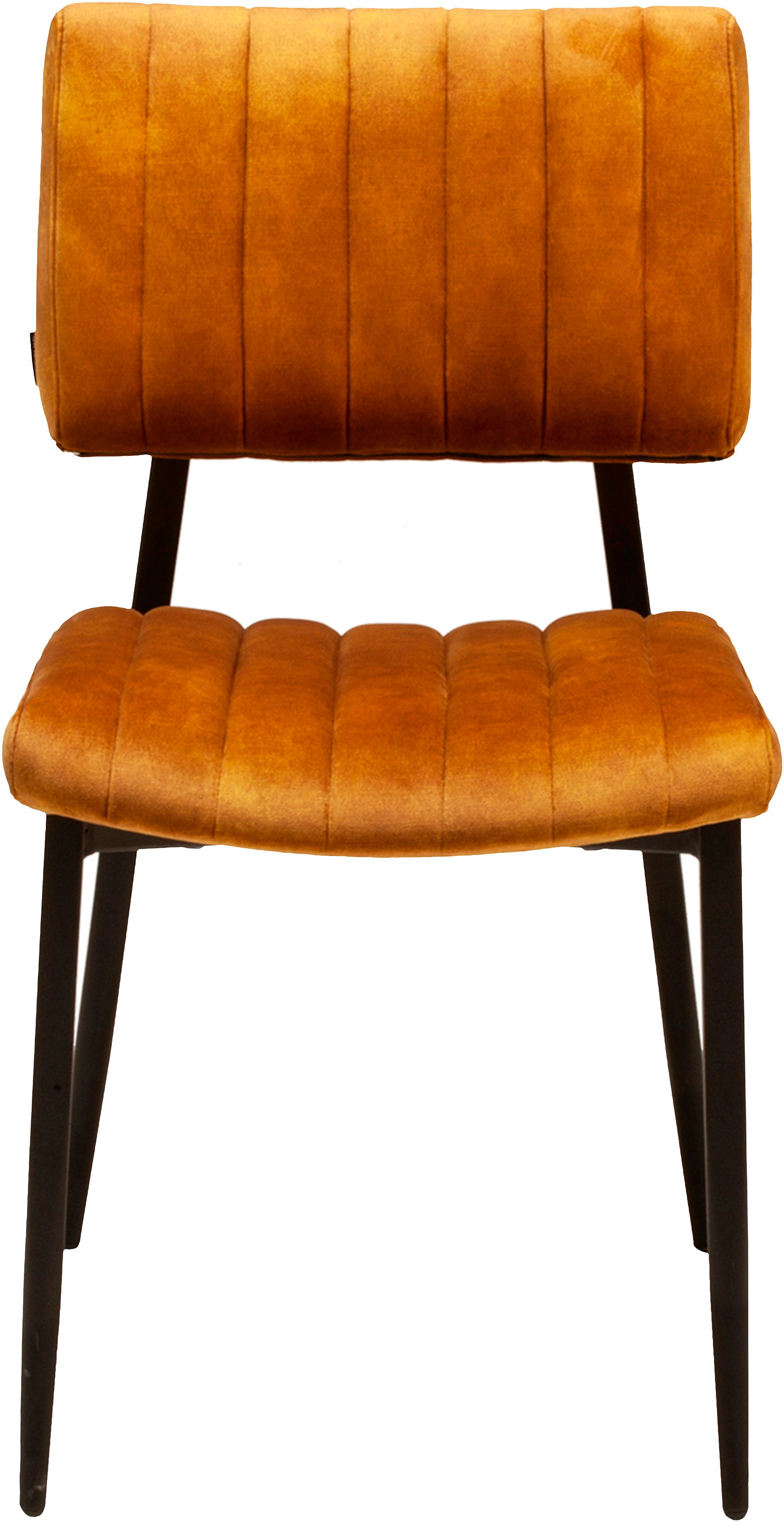 OMG Design Eetkamerstoel Ivan onderhoudsvriendelijk velvet bekleding, keukenstoel (set)
