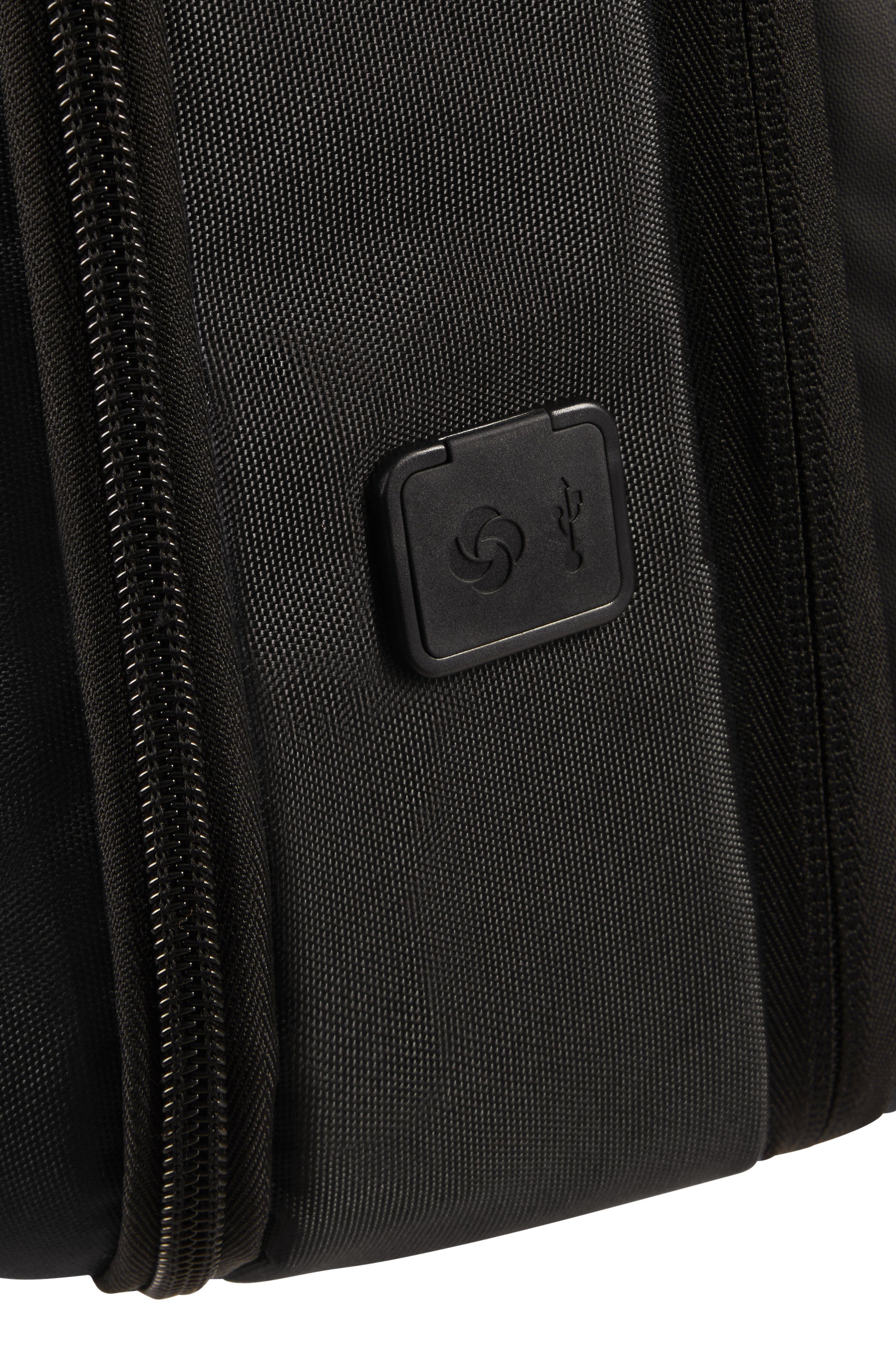 Samsonite Laptoprugzak LITEPOINT Vrijetijds rugzak schoolrugzak USB-poort 17,3-inch laptopvak