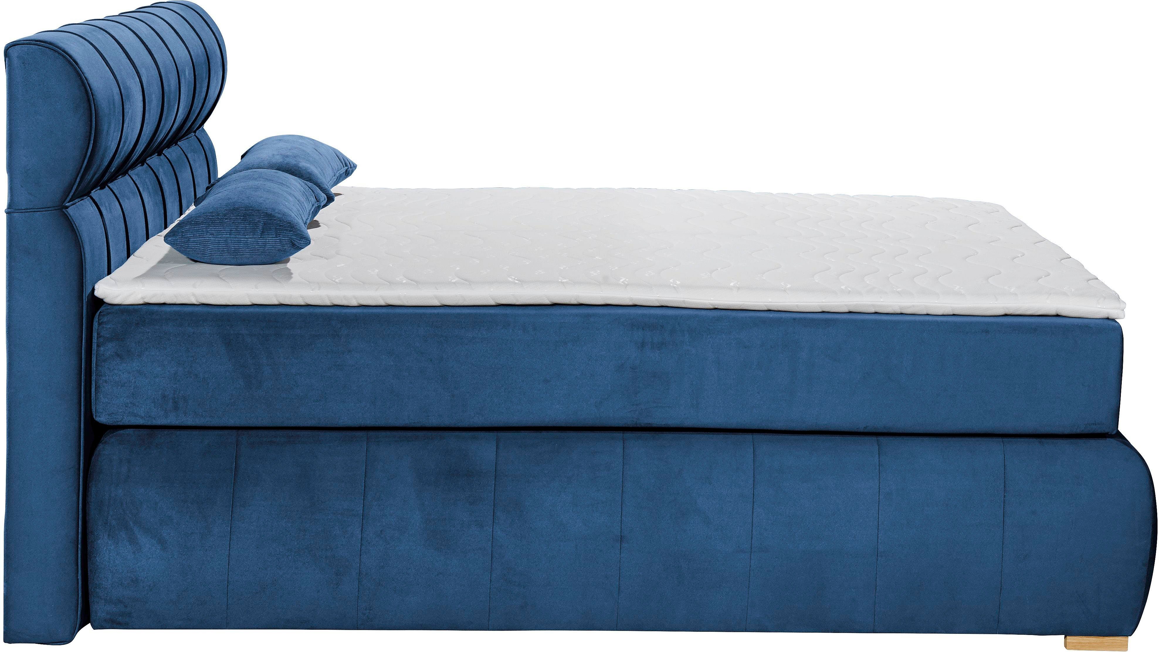 Places of Style Boxspring Felicia in h4, incl. matrastopper en bedbox