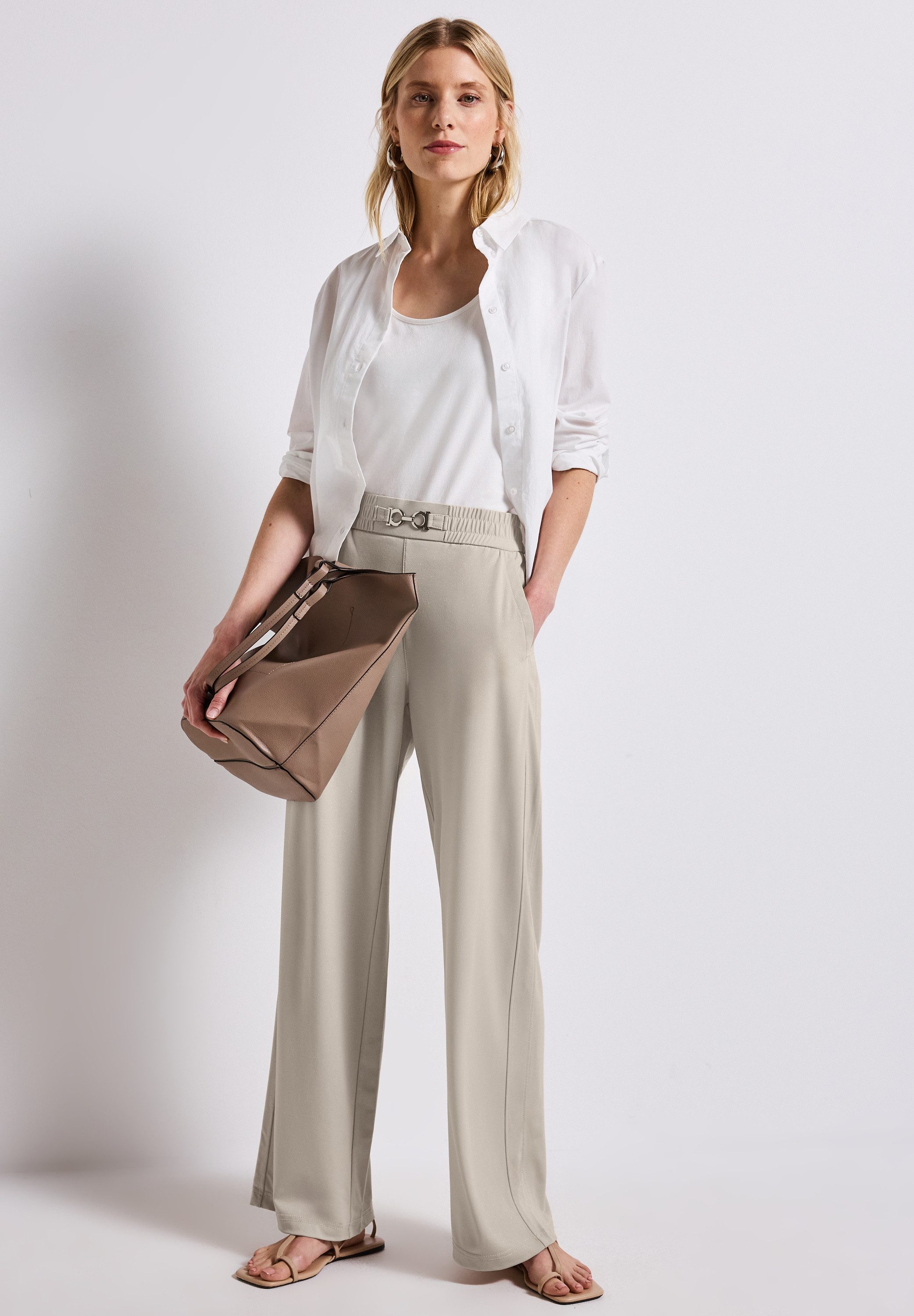 STREET ONE Stoffen broek