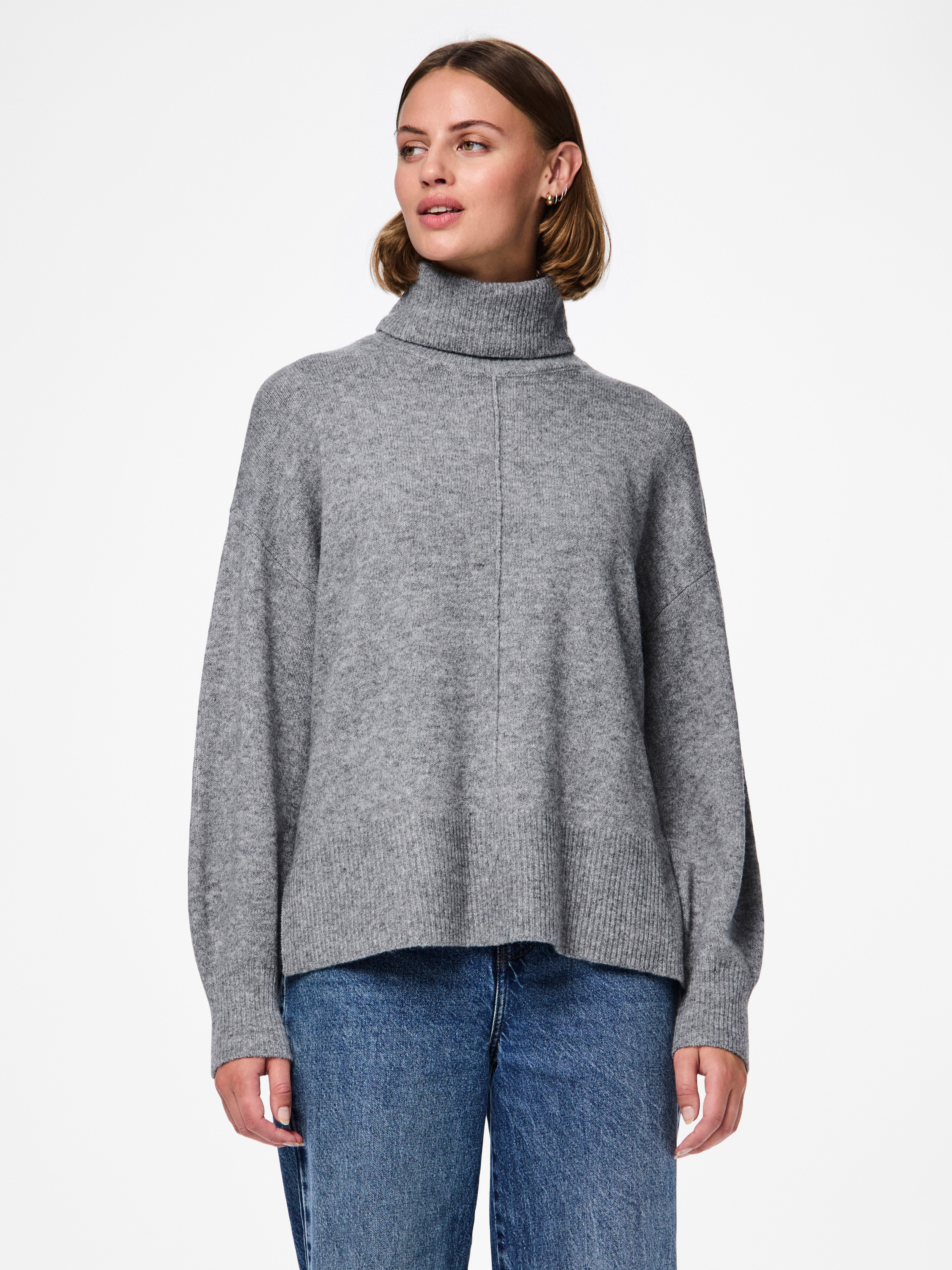 Pieces Coltrui PCMALOU LS ROLLNECK KNIT NOOS BC