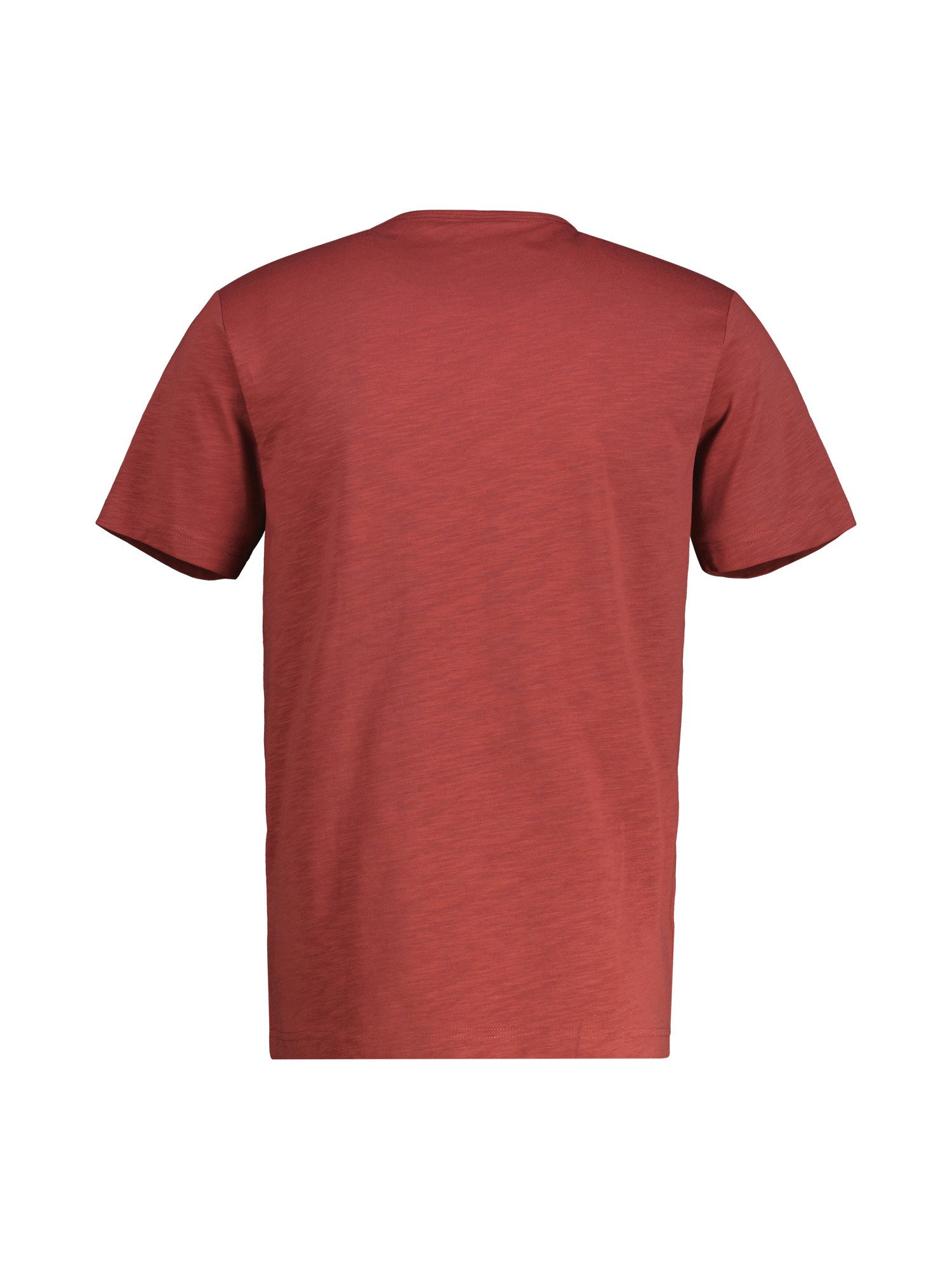 Lerros Henleyshirt LERROS serafino-shirt in effen structuurstof