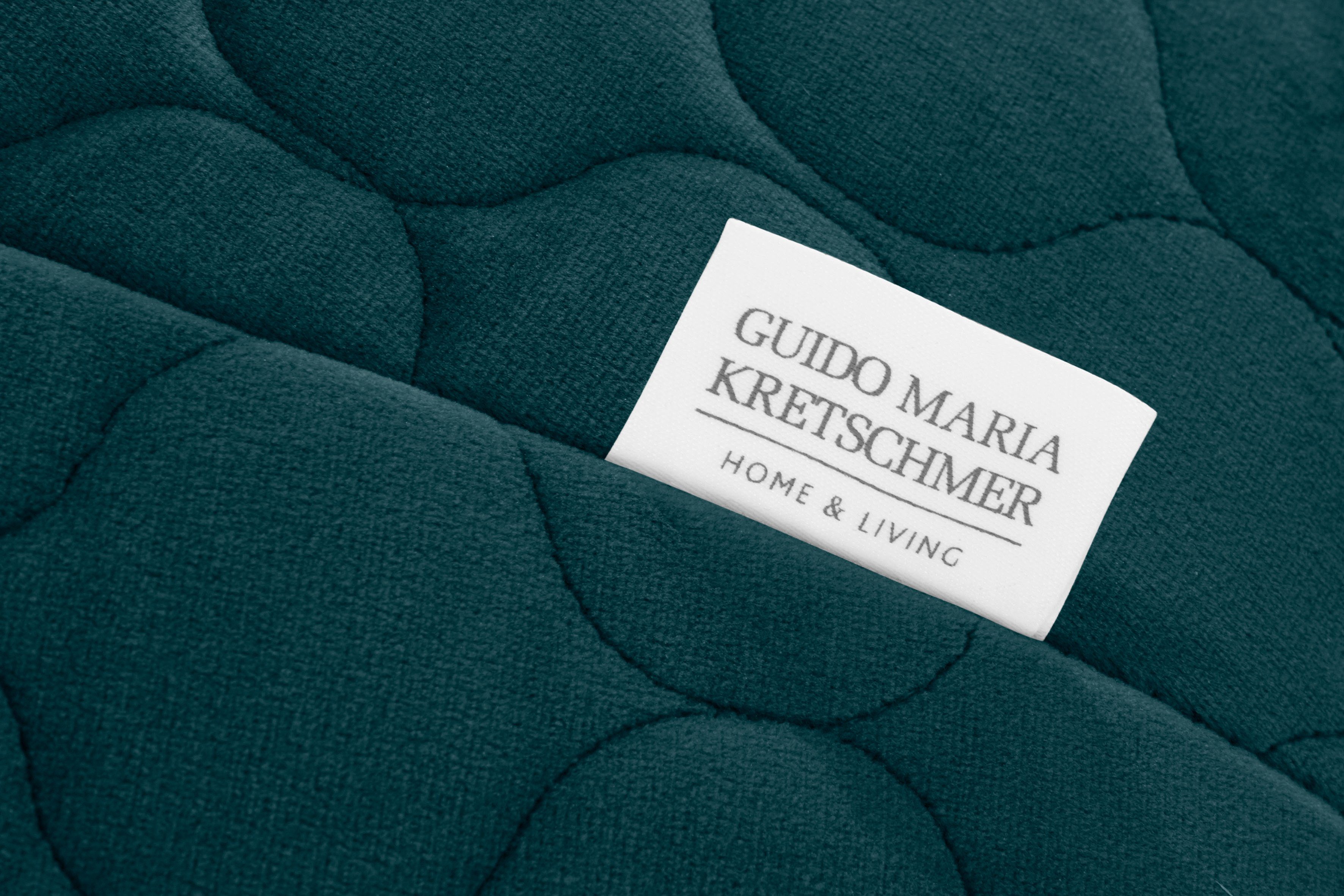 Guido Maria Kretschmer Home&Living Fauteuil Oradea cocktailstoel met elegante stiksels op achterzijde van de rugleuning