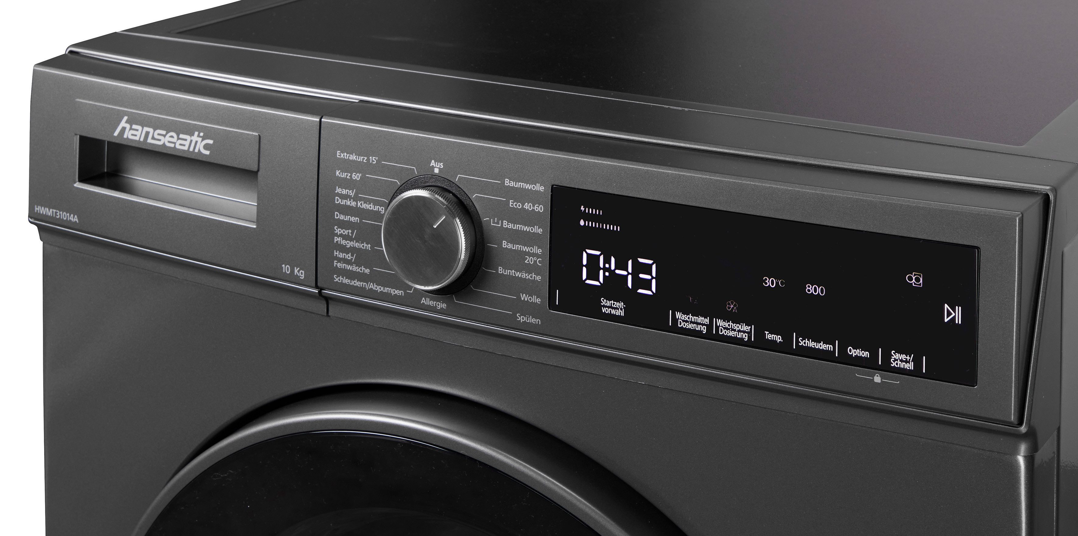 Hanseatic Wasmachine HWMT31014A, 10 kg