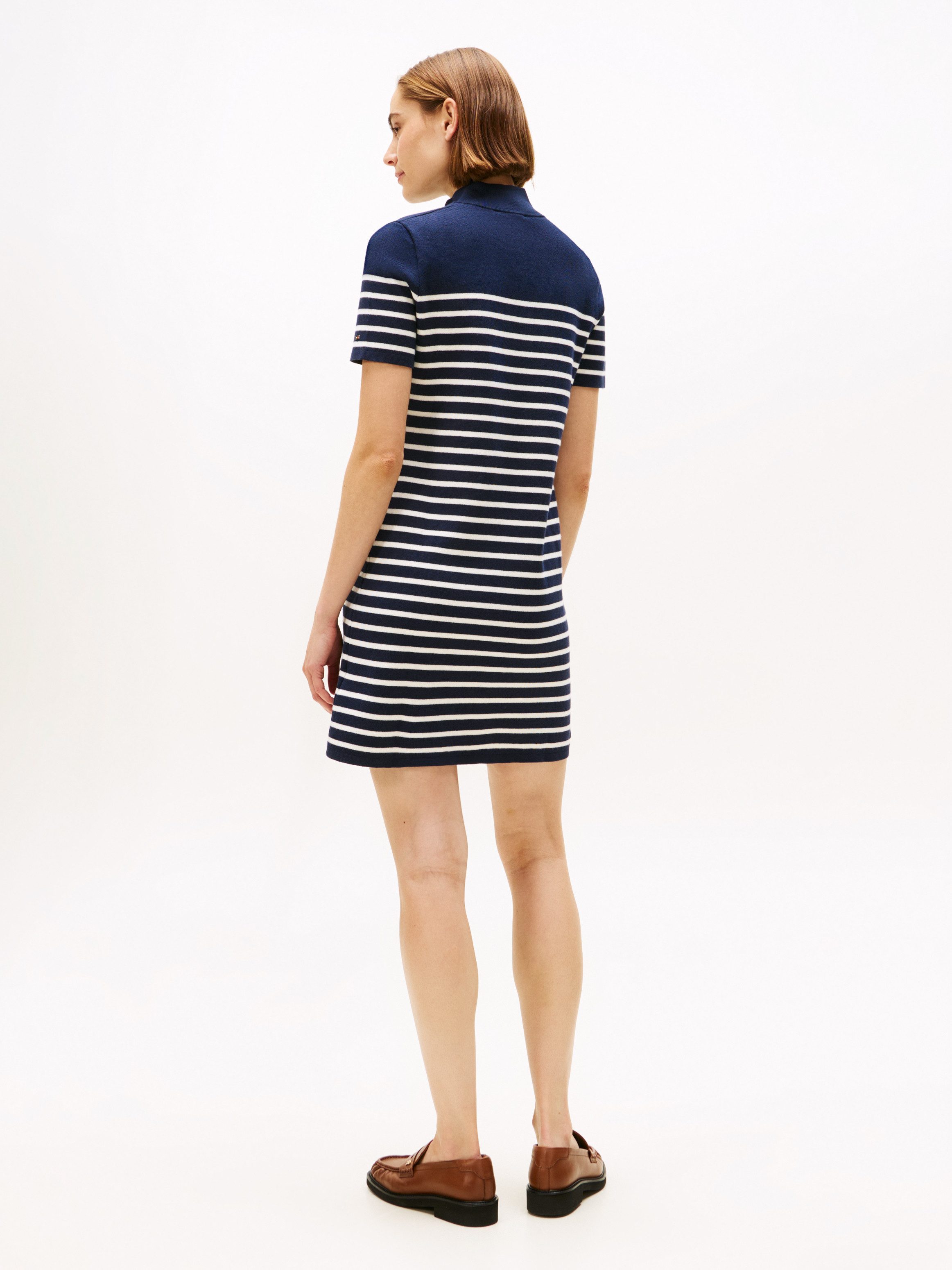 Tommy Hilfiger Jerseyjurk CO JERSEY MID GG SHIFT S/S DRESS