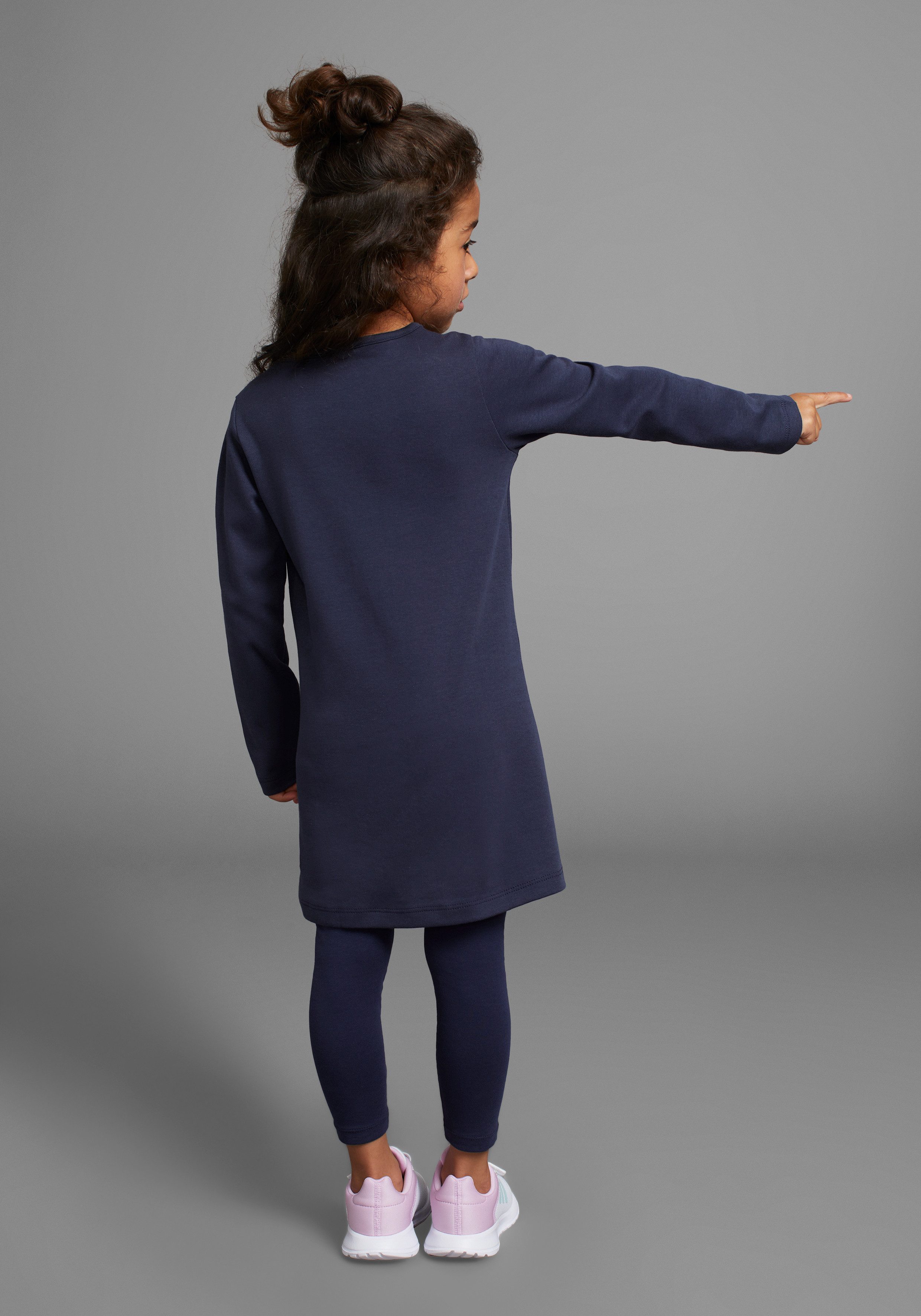 KIDSWORLD Shirt met lange mouwen Paard Lange mouwen uitlopende snit bedrukt ronde hals