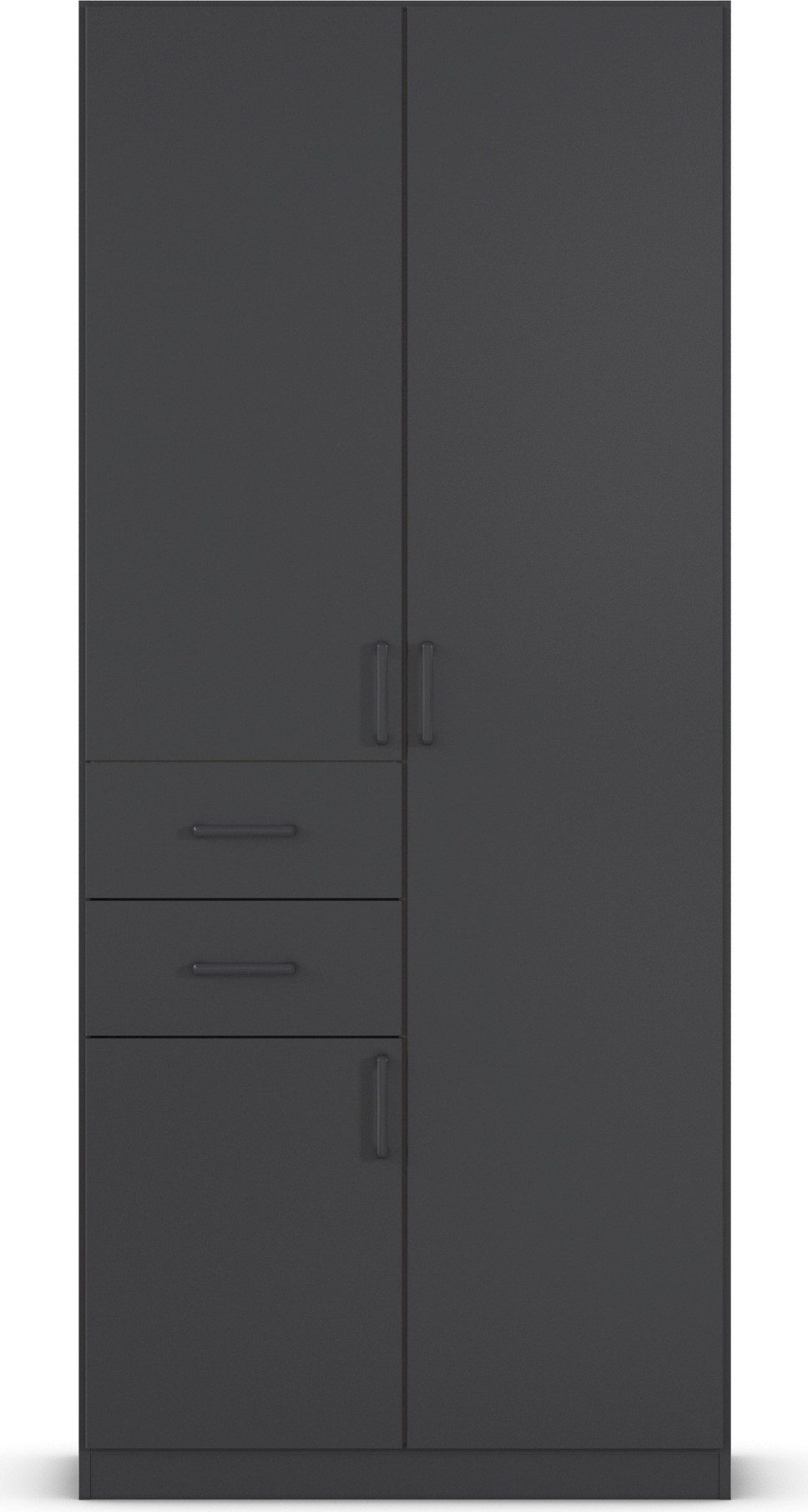 rauch Draaideurkast Kledingkast kast garderobe MAIKA met decor-front 2 lades, in verschillende breedtes, hoogtes, kleuren, made in germany
