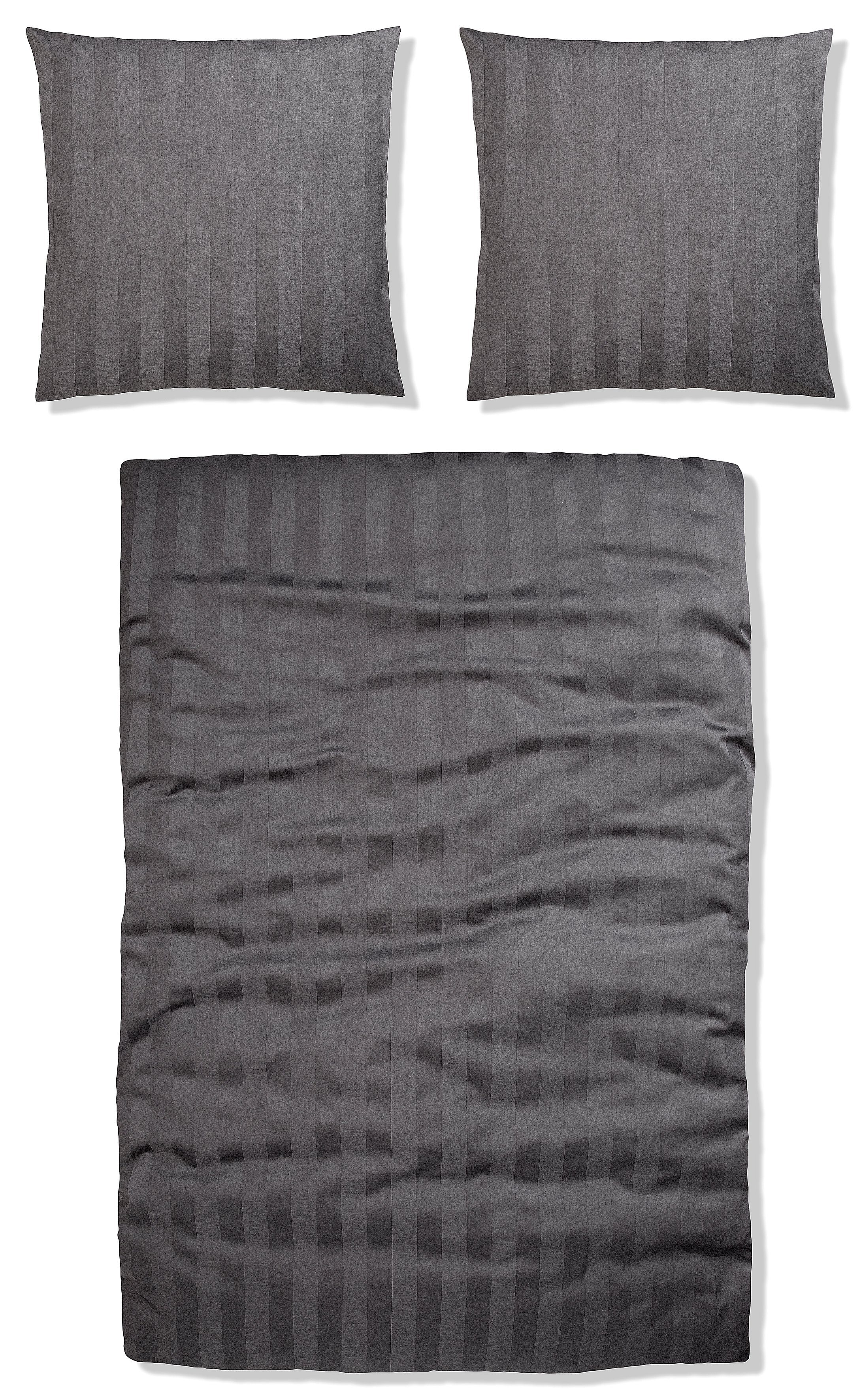 Leonique Overtrekset Malia in mt. 135x200 of 155x220 cm tijdloze beddengoed van katoen, beddengoed in mako-satijnkwaliteit