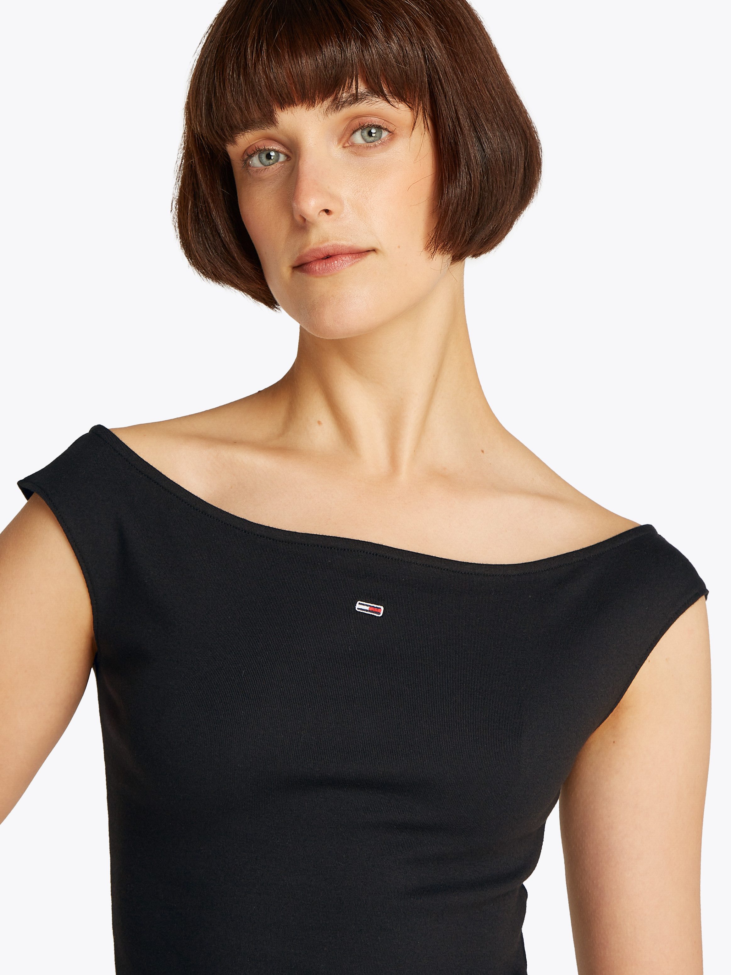 TOMMY JEANS Tanktop TJW BOAT NECK TOP SS EXT
