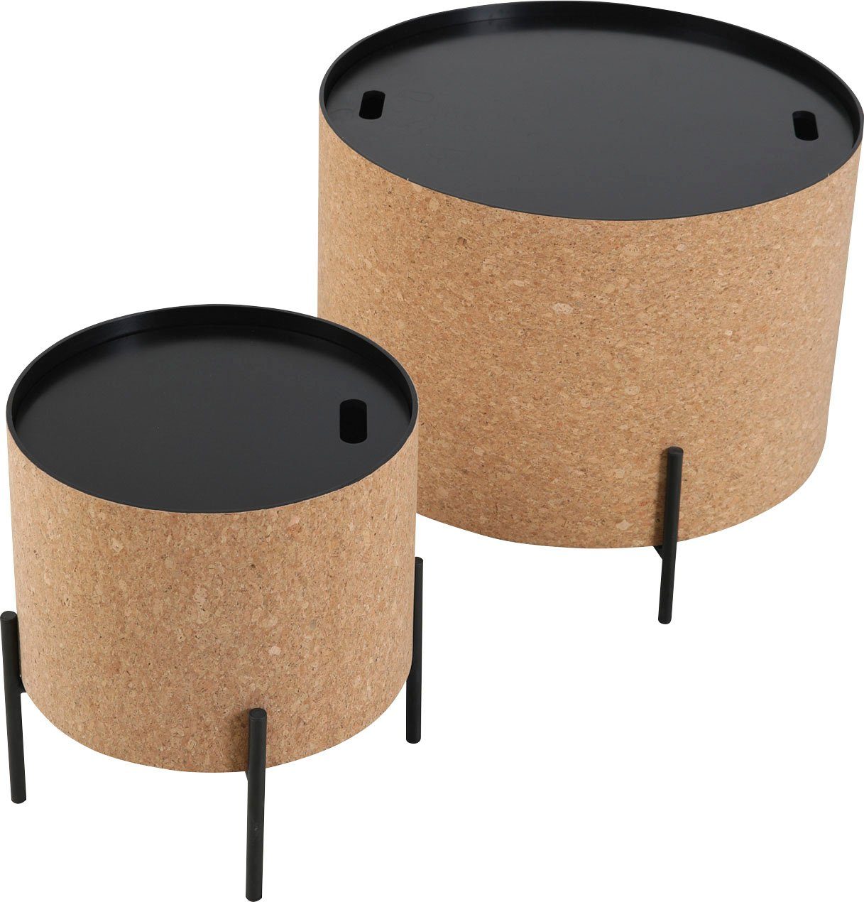 Home affaire Salontafel met bergruimte binnenin (set, 2 stuks)