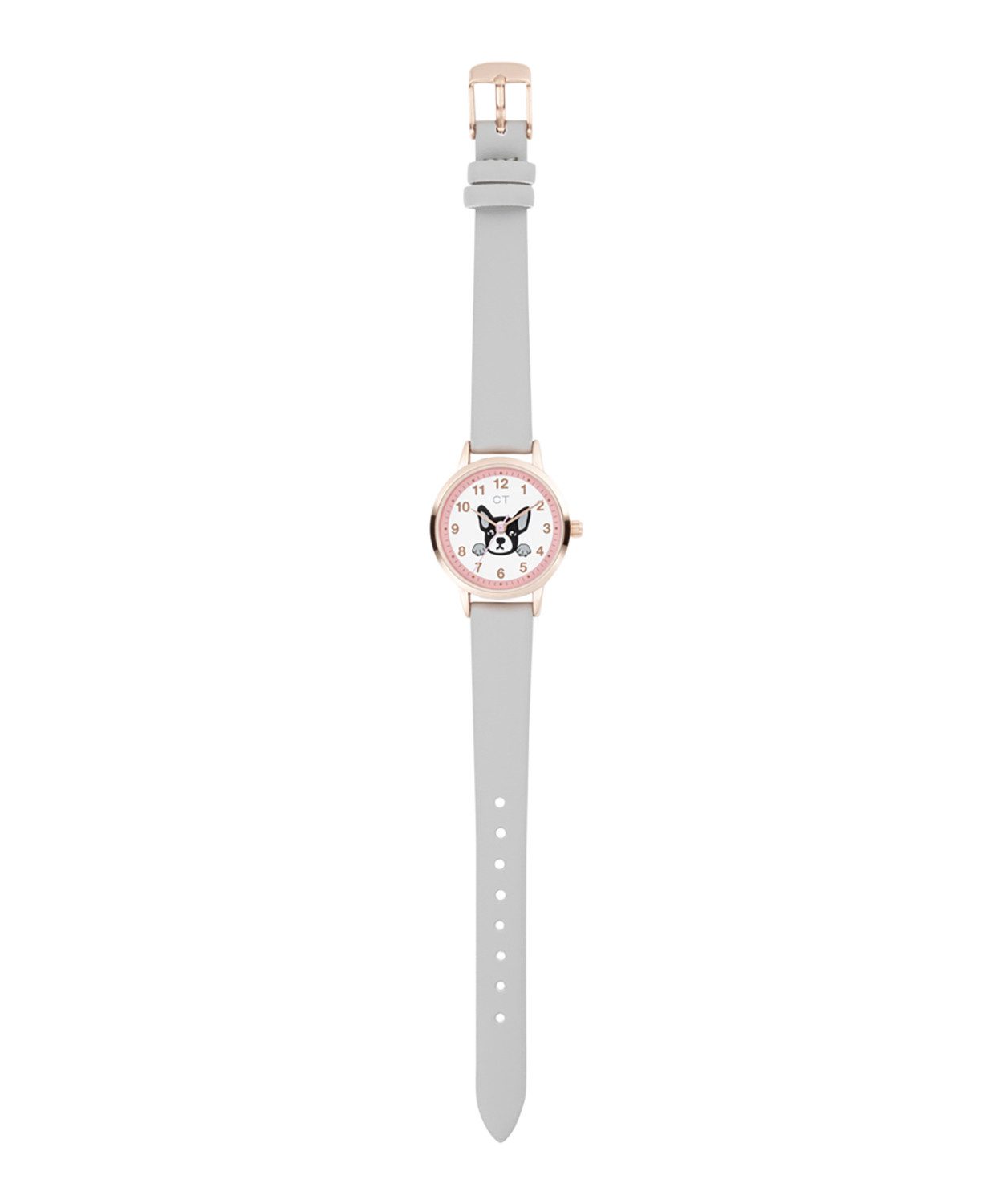COOL TIME Kwartshorloge The Cool Grey Bully Horloge, kinderhorloge, meisje, analoog