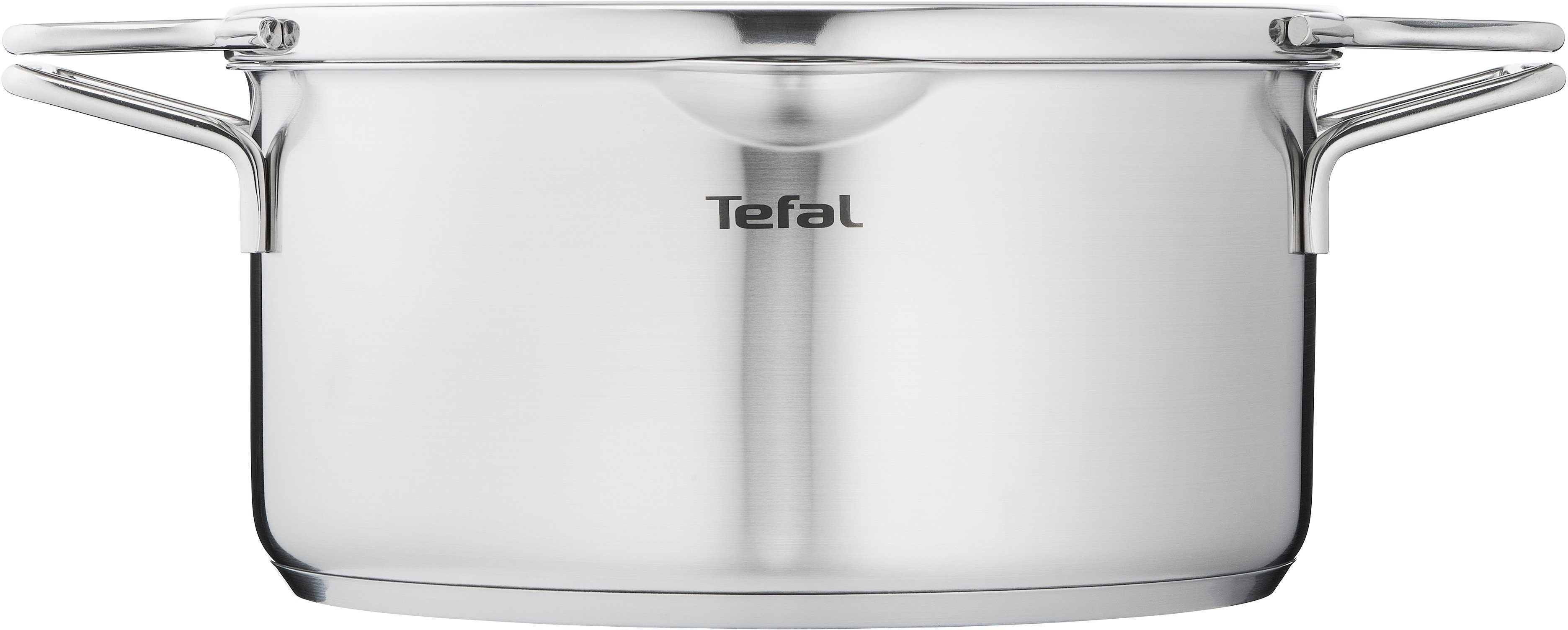 Tefal Kookpan Nordica met deksel, scandinavisch ontwerp, schenktuit, dubbele handgreep, inductie (1-delig)