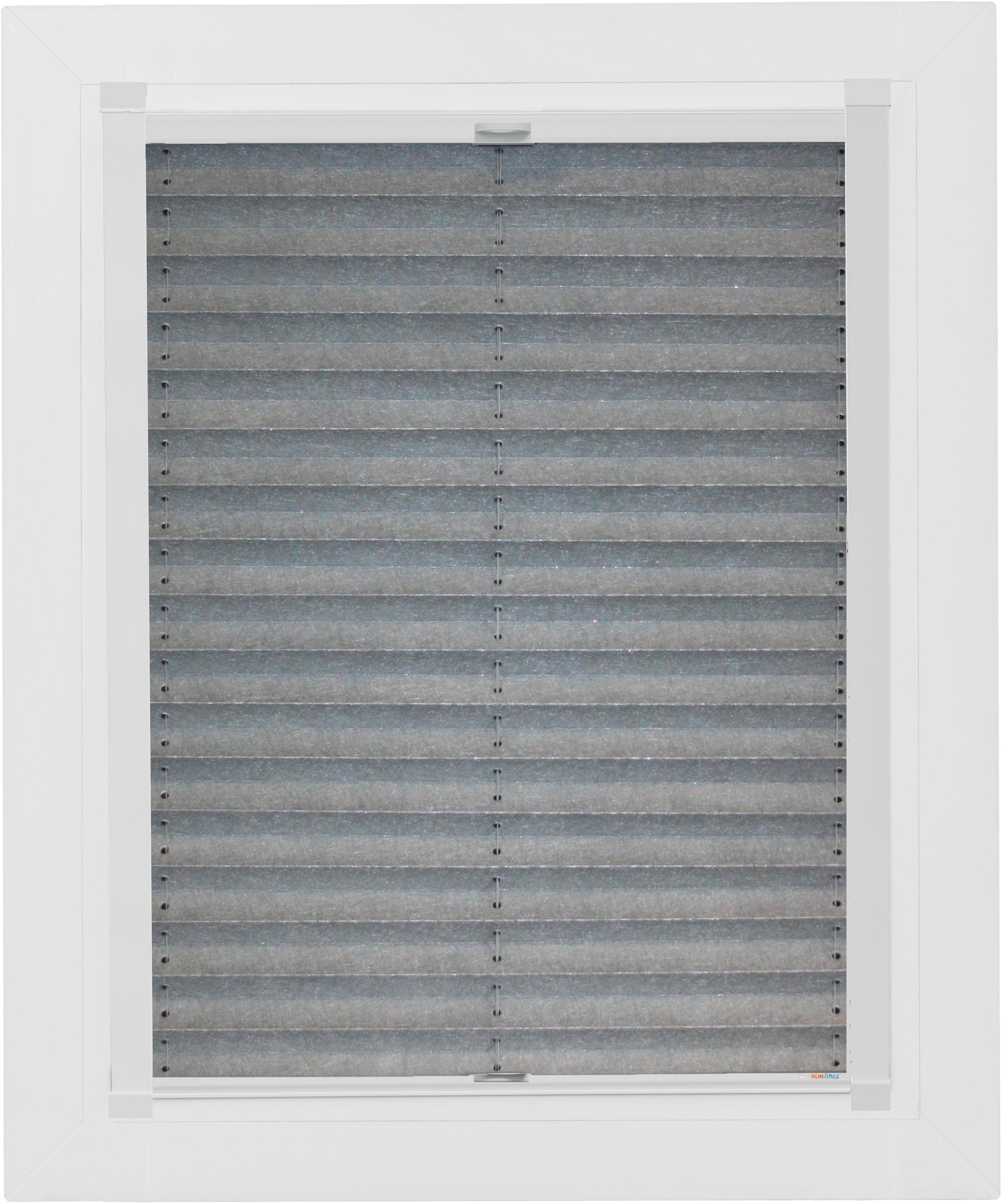 sunlines Plissé-vouwgordijn voor dakramen Young Style Energy Saving met energiebesparend effect, met geleiders (1 stuk) plisségordijnen maat 77,50 cm