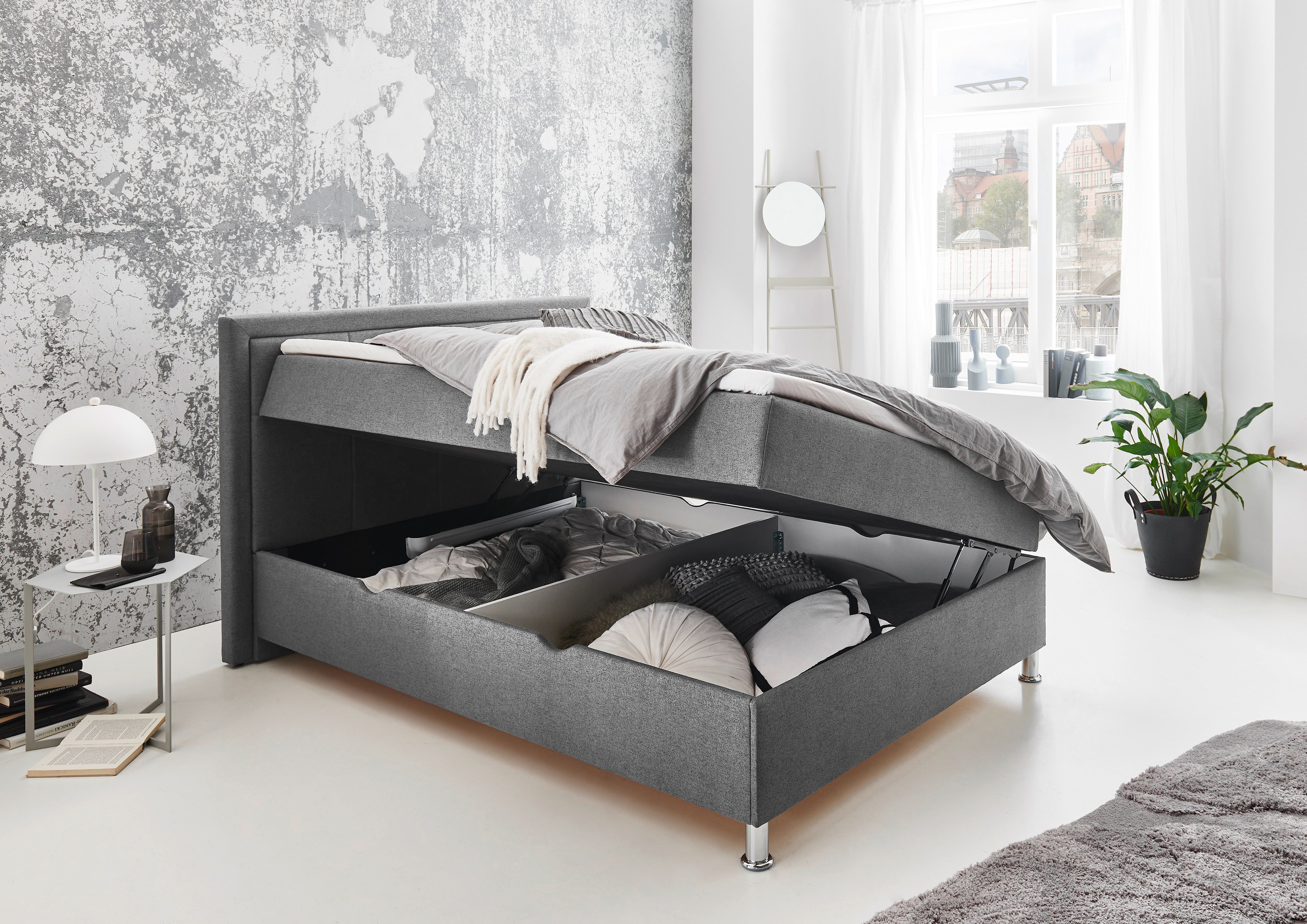INOSIGN Boxspring Fergus met bedkist, incl. topmatras