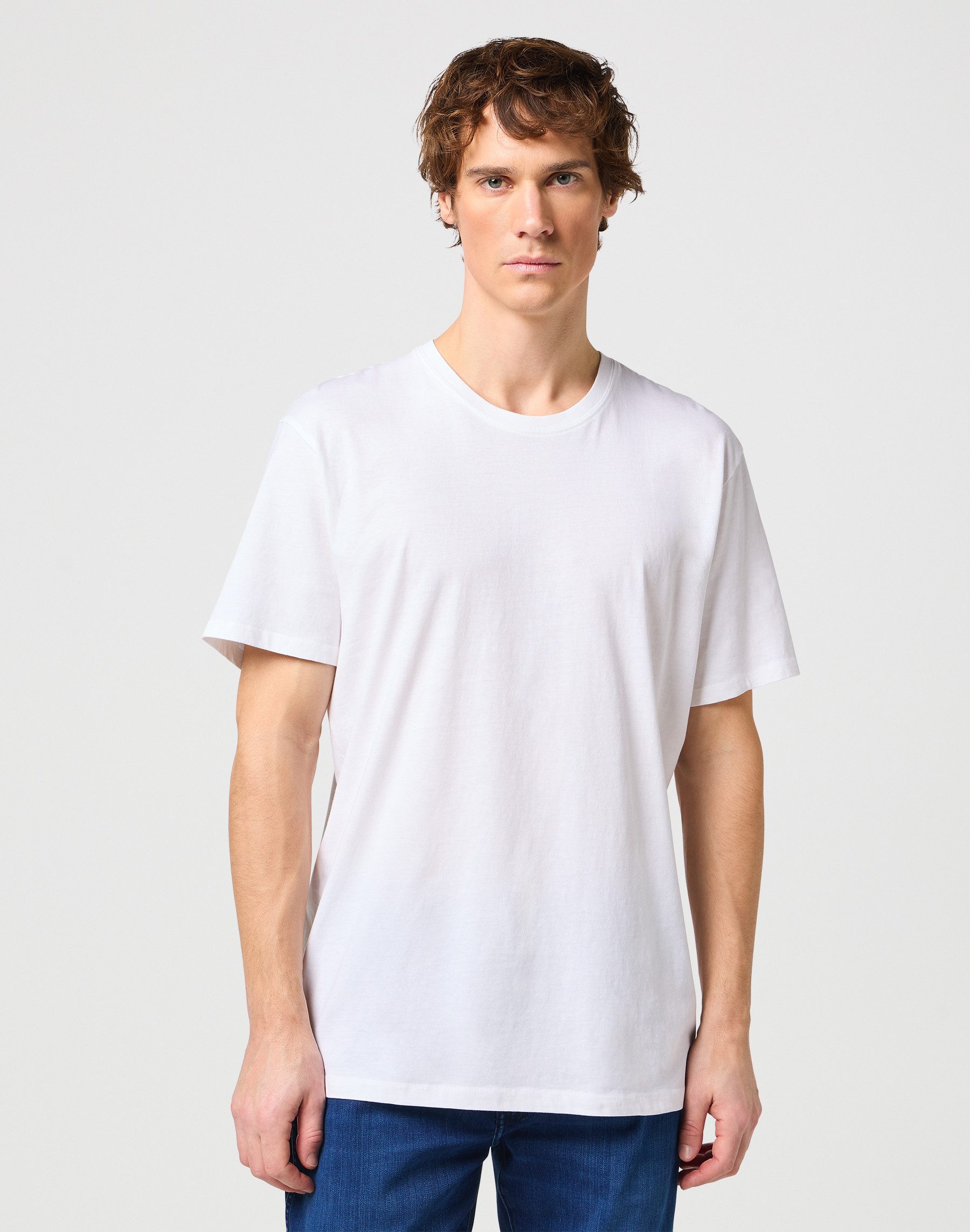 Wrangler Shirt met ronde hals (set, 2-delig)