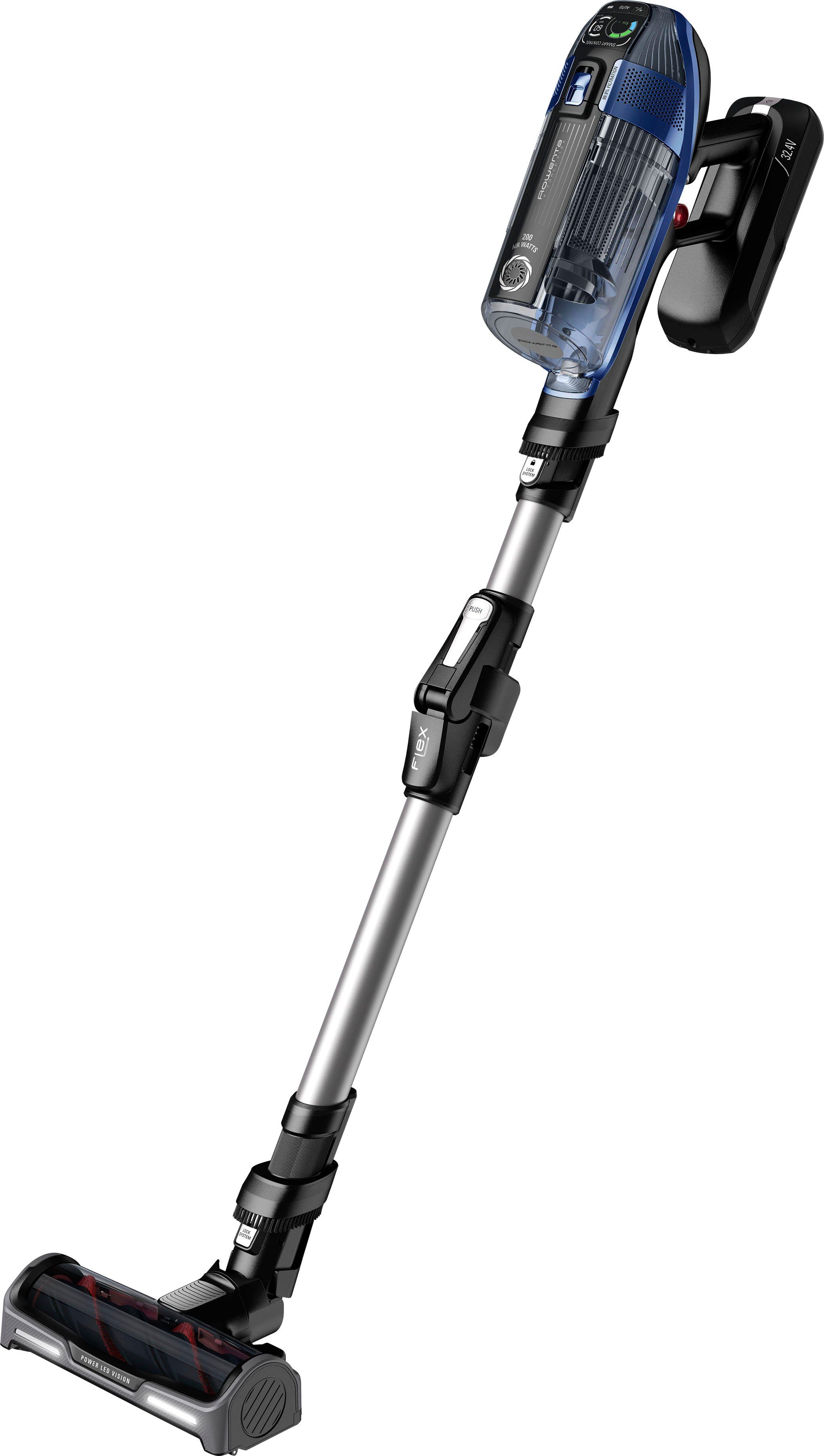 Rowenta Snoerloze hand- en steelstofzuiger Rowenta RH99C3 X-Force Flex