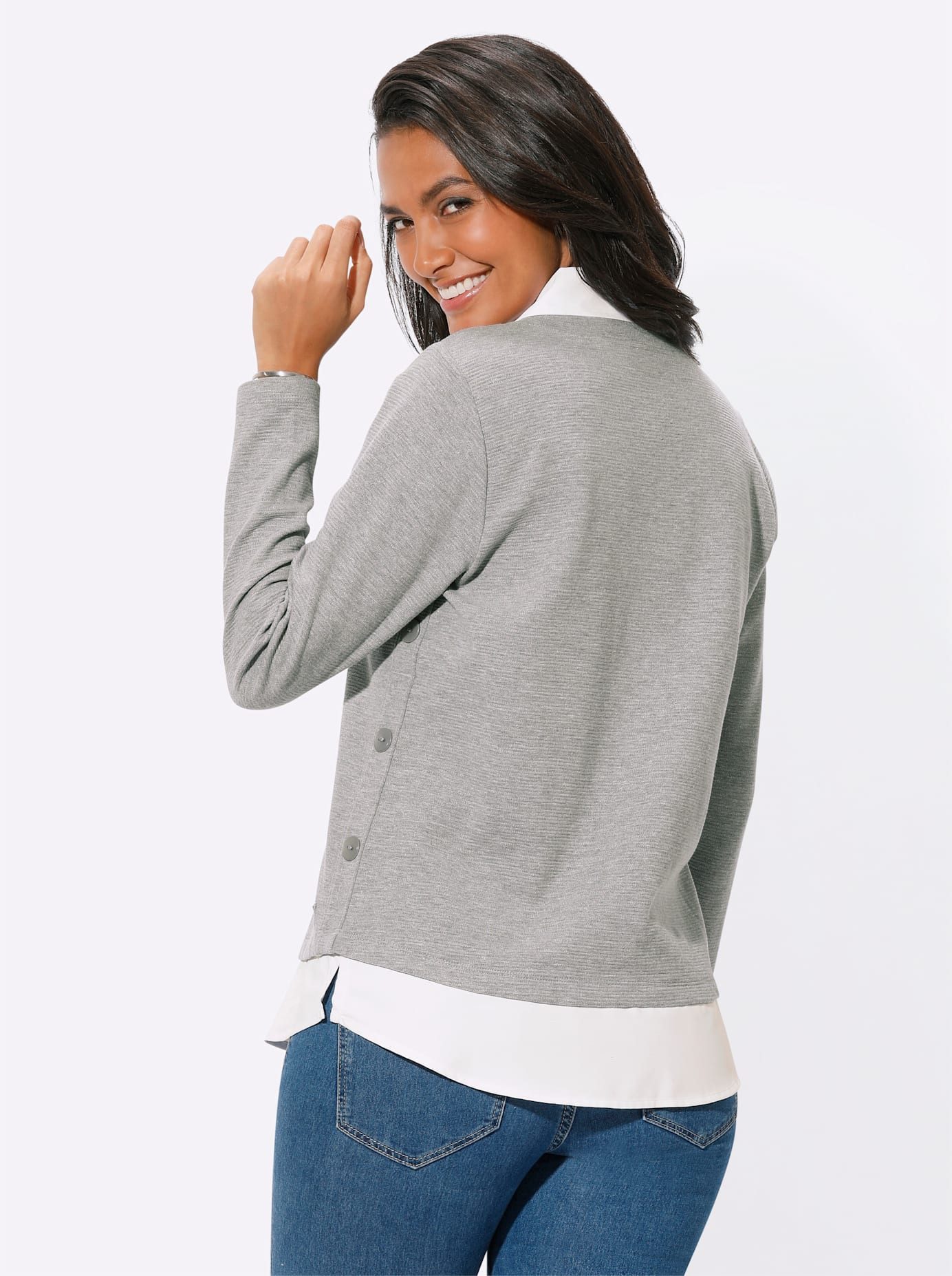 Casual Looks 2-in-1-shirt Shirt (1-delig)
