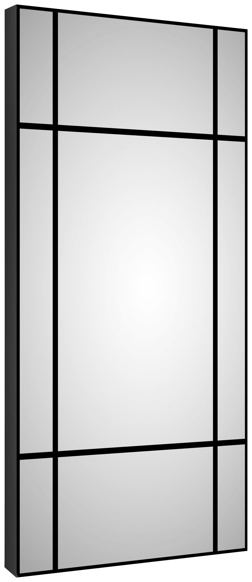 Talos Wandspiegel decoratieve spiegel met aluminium lijst, bxh: 60x120 cm