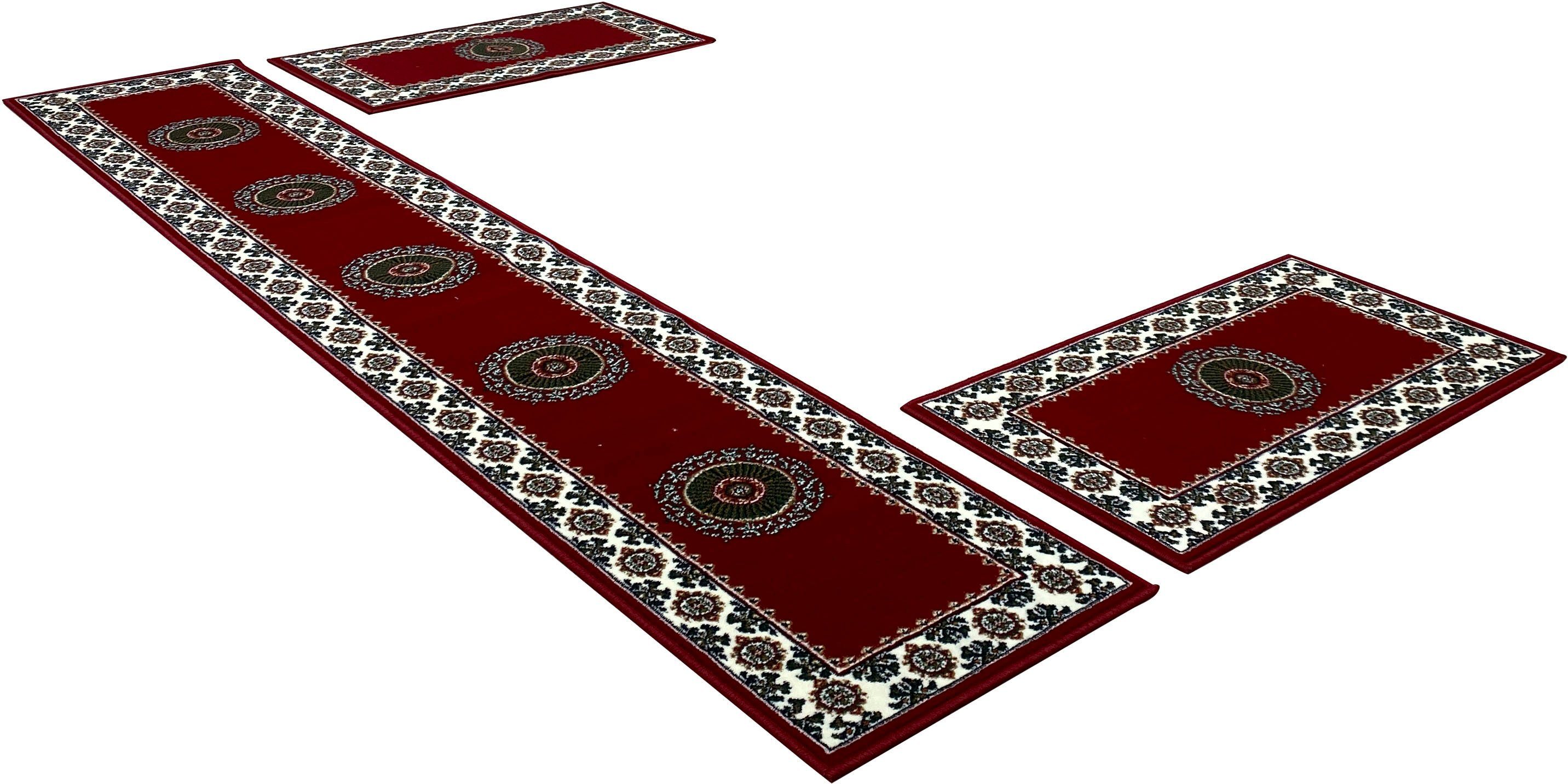 Home affaire Set slaapkamerkleedjes Shari, Made in Belgium Oriënt-look, slaapkamerkleed, loperset voor de slaapkamer