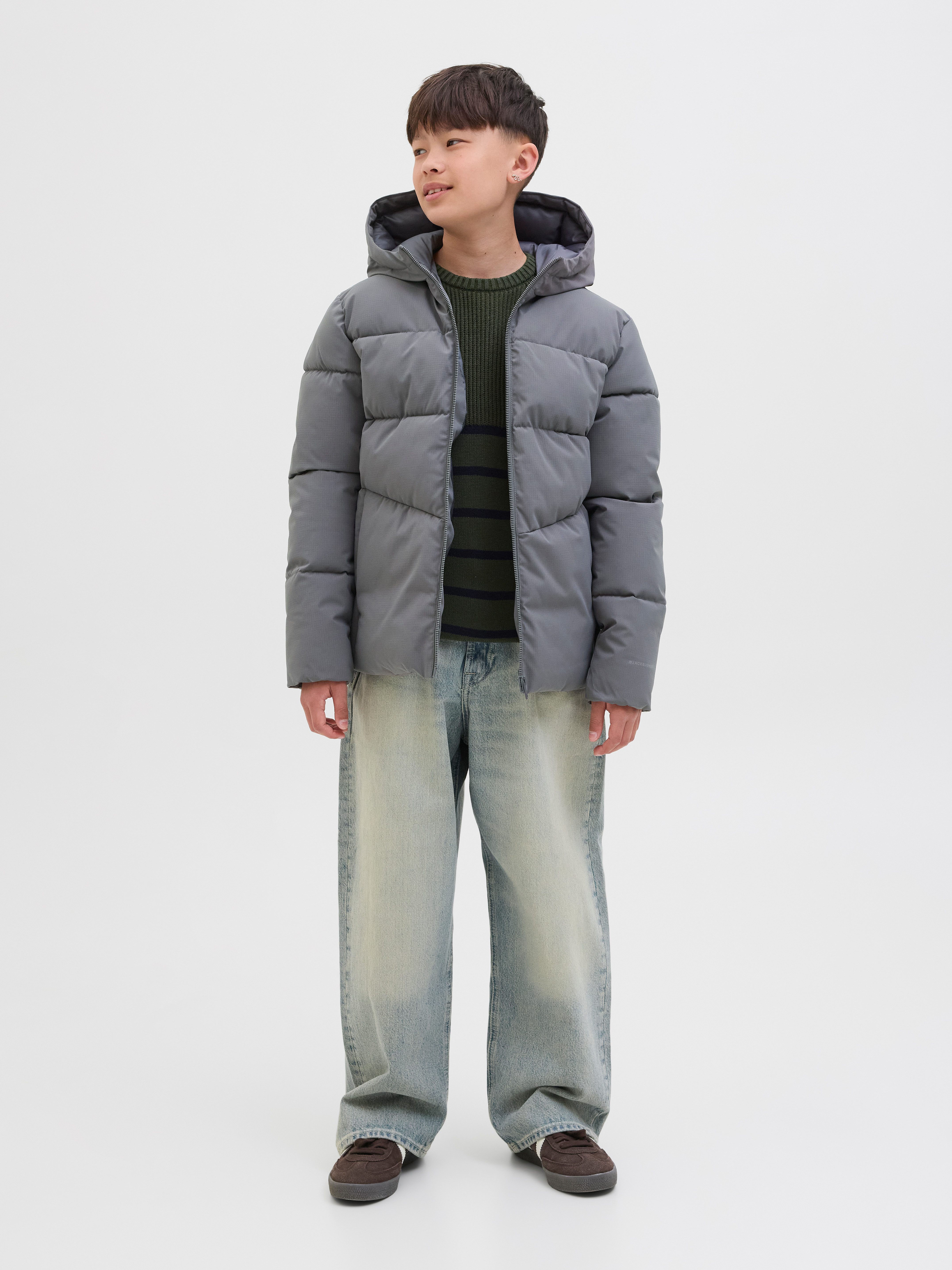 Jack & Jones Junior Gewatteerde jas JJGLOBAL PUFFER JACKET JNR