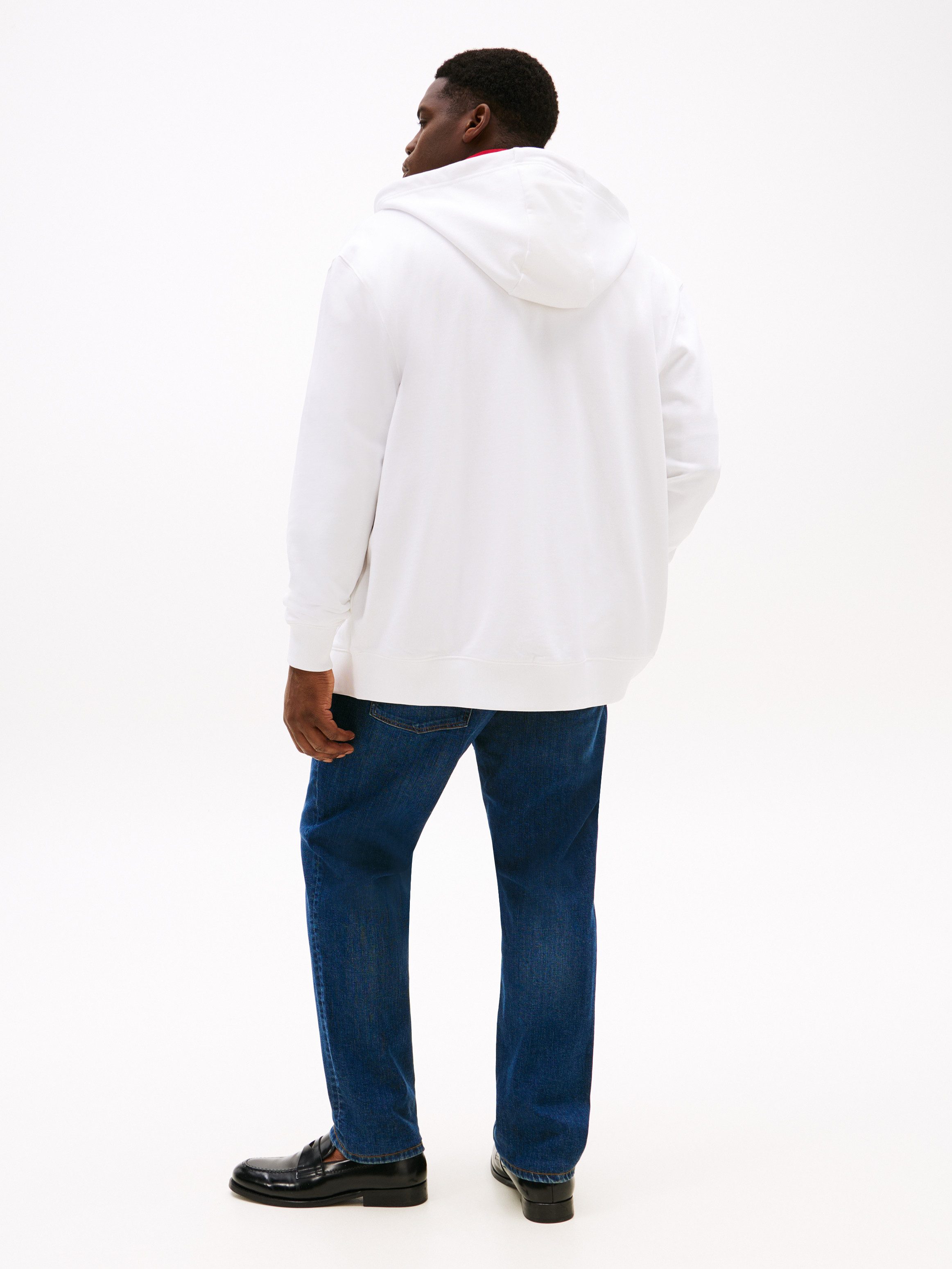Tommy Hilfiger Capuchonsweatvest BT-HILFIGER STACKED HOODED ZIP-B