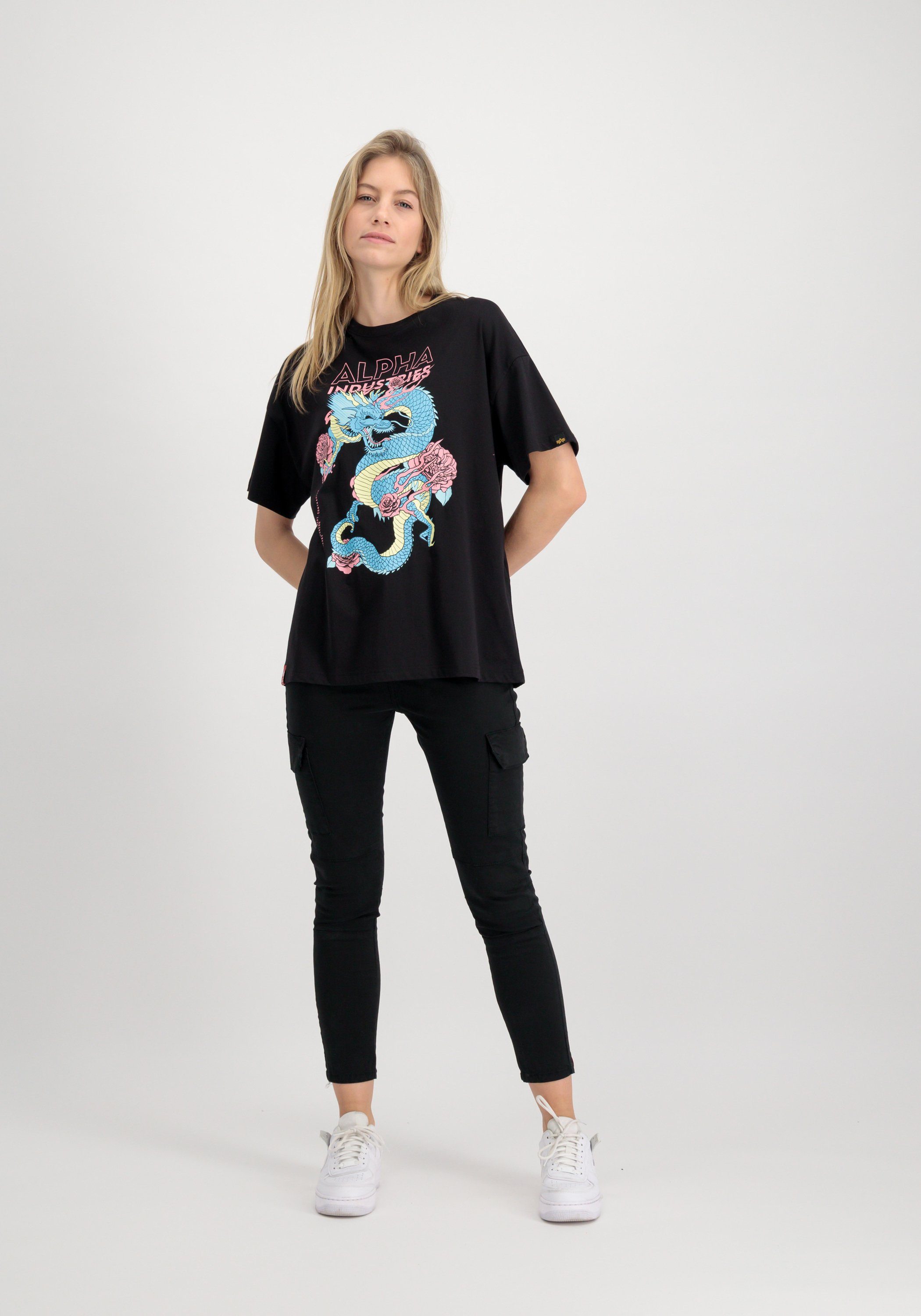 Alpha Industries T-shirt Alpha Industries Women - T-Shirts Heritage Dragon OS T Women