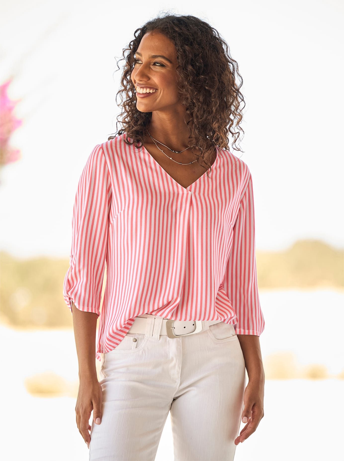 heine Blouse zonder sluiting dames tunieken maat 40 rood
