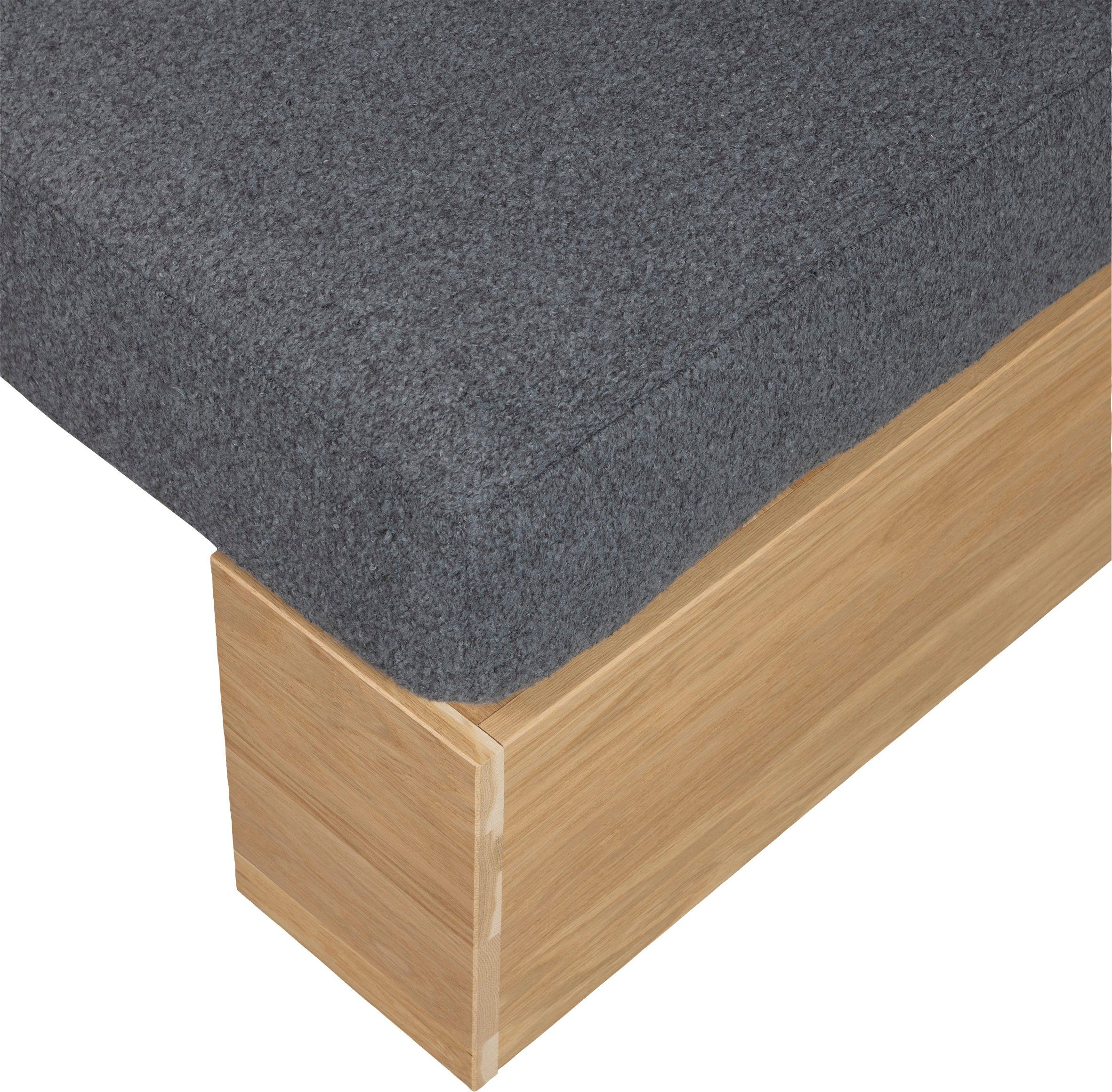WOOOD Eetbank Dine Bank, met comfortabele zitkussens, breedte 200 cm