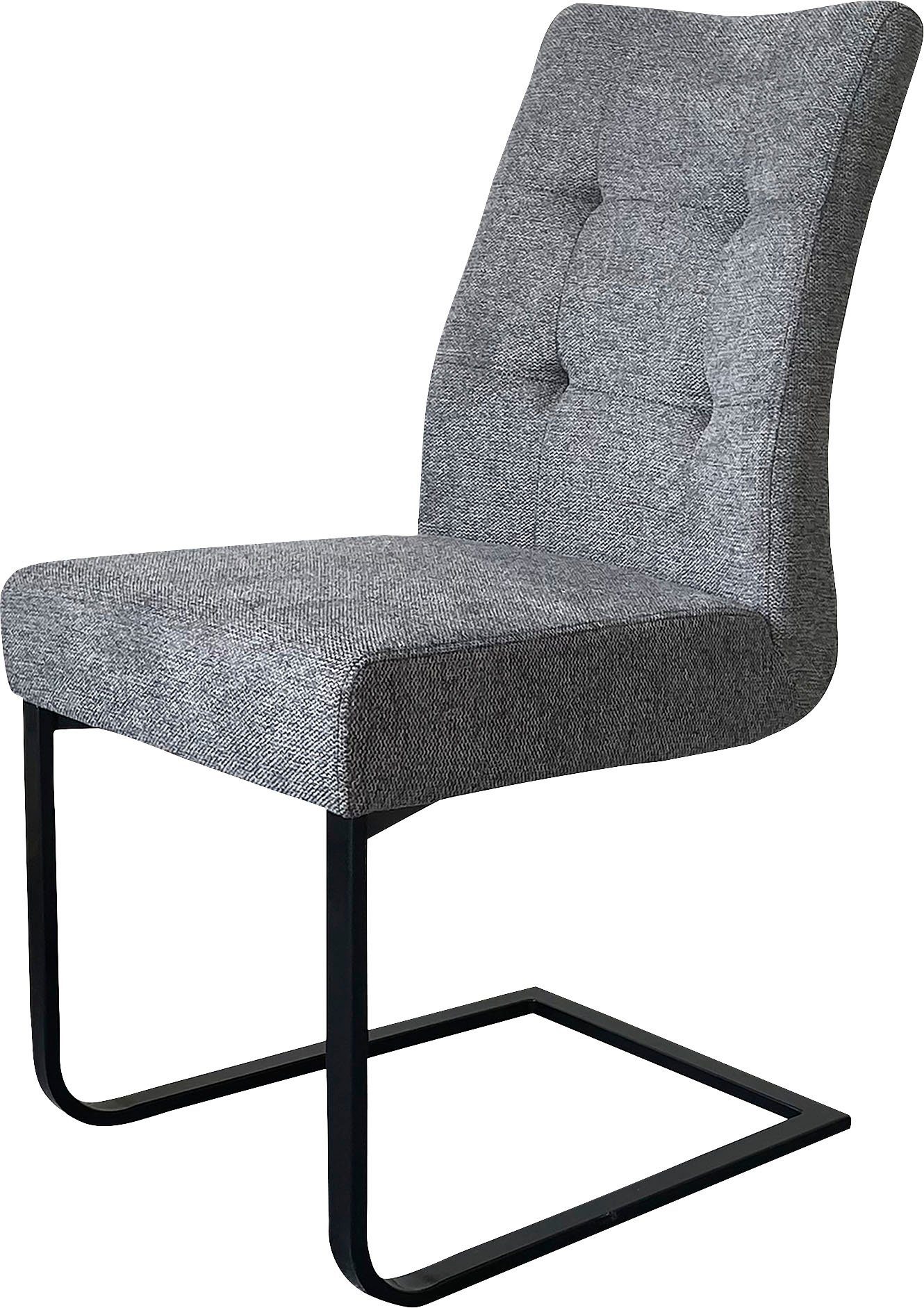 byLIVING Eetkamerstoel Marlen XXL belastbaar tot 150 kg, vintage bekleding, sledestoel (set, 2 stuks)