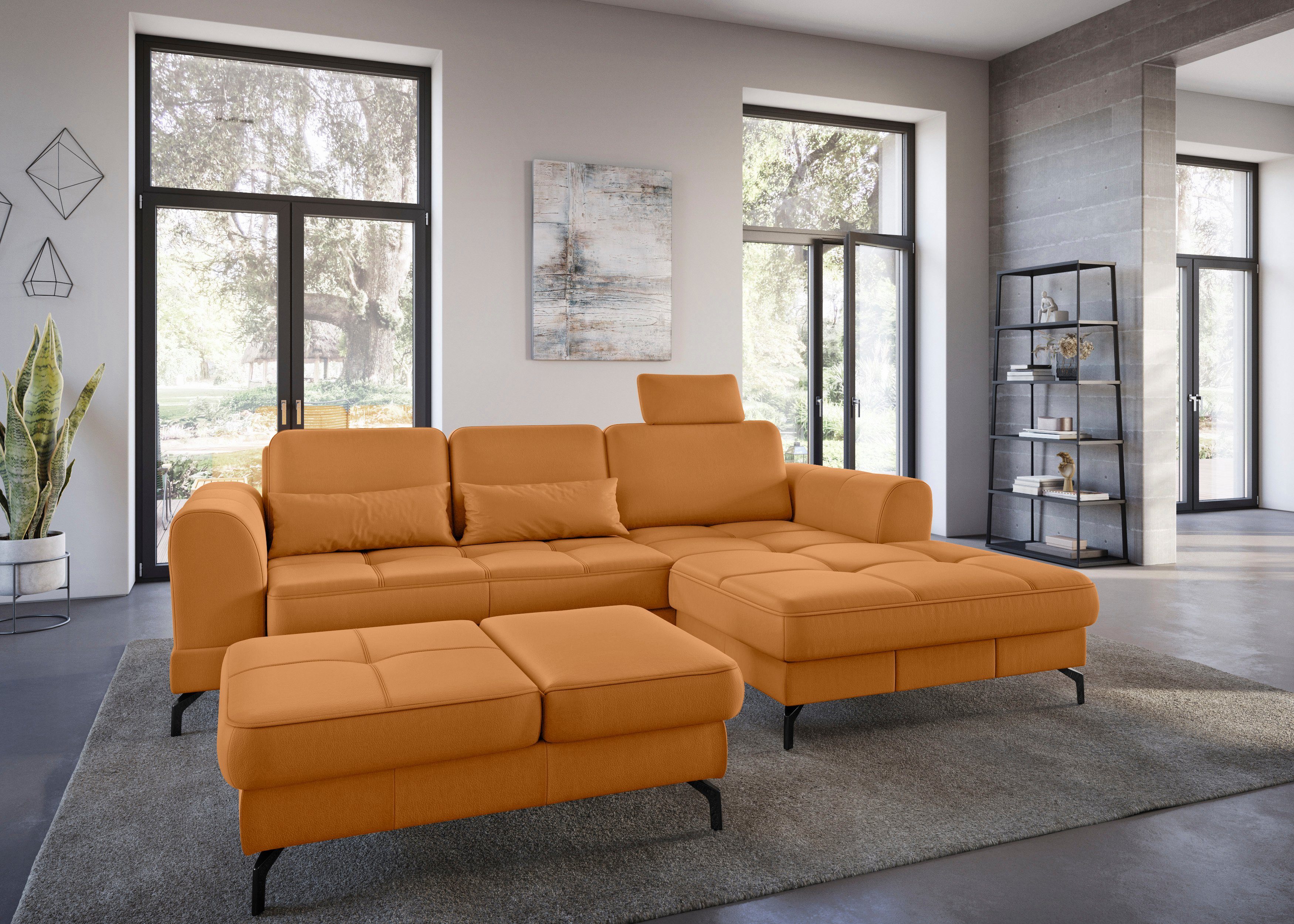 sit&more Hocker Bendigo met inklapfunctie, bodemvrijheid 12 cm, naar keuze in 2 pootkleuren