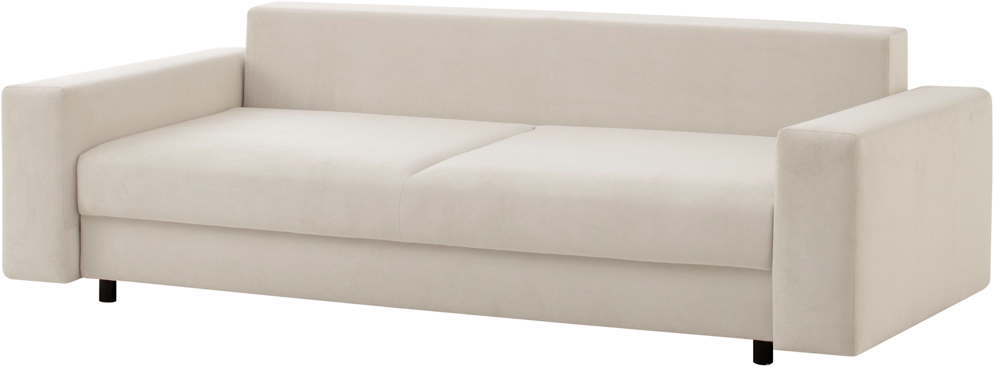LeGer Home by Lena Gercke Slaapbank Imoga, kussen met slaapfunctie, 3-zits bank, bank met bedlade in moderne kleuren en stoffen, bedfunctie, ligoppervlak: 200x150 cm