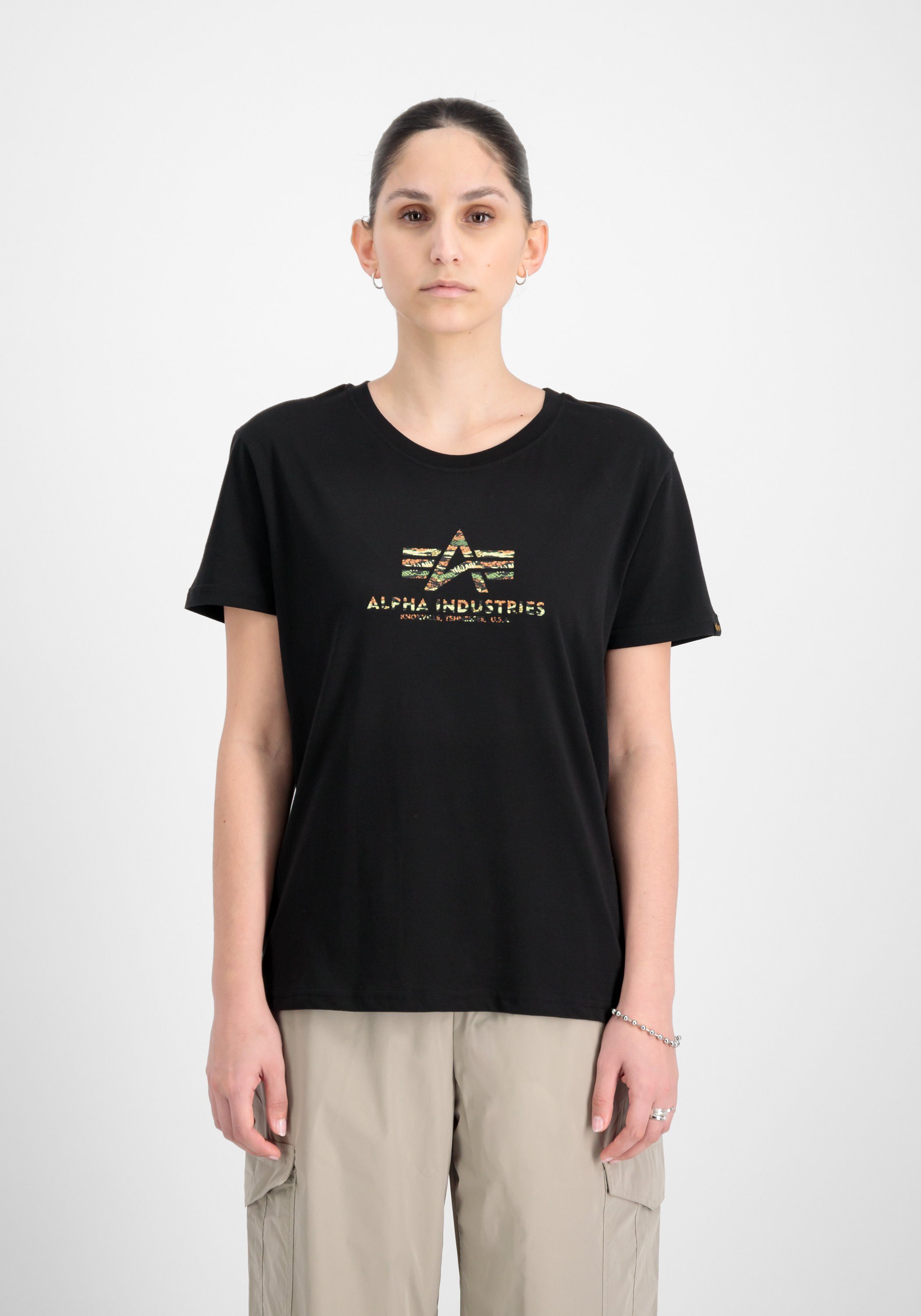 Alpha Industries T-shirt Men T-Shirts Basic T Camo Print Wmn