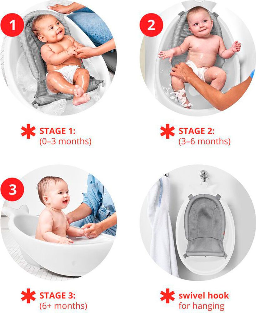 Skip Hop Babybadje Moby, wit