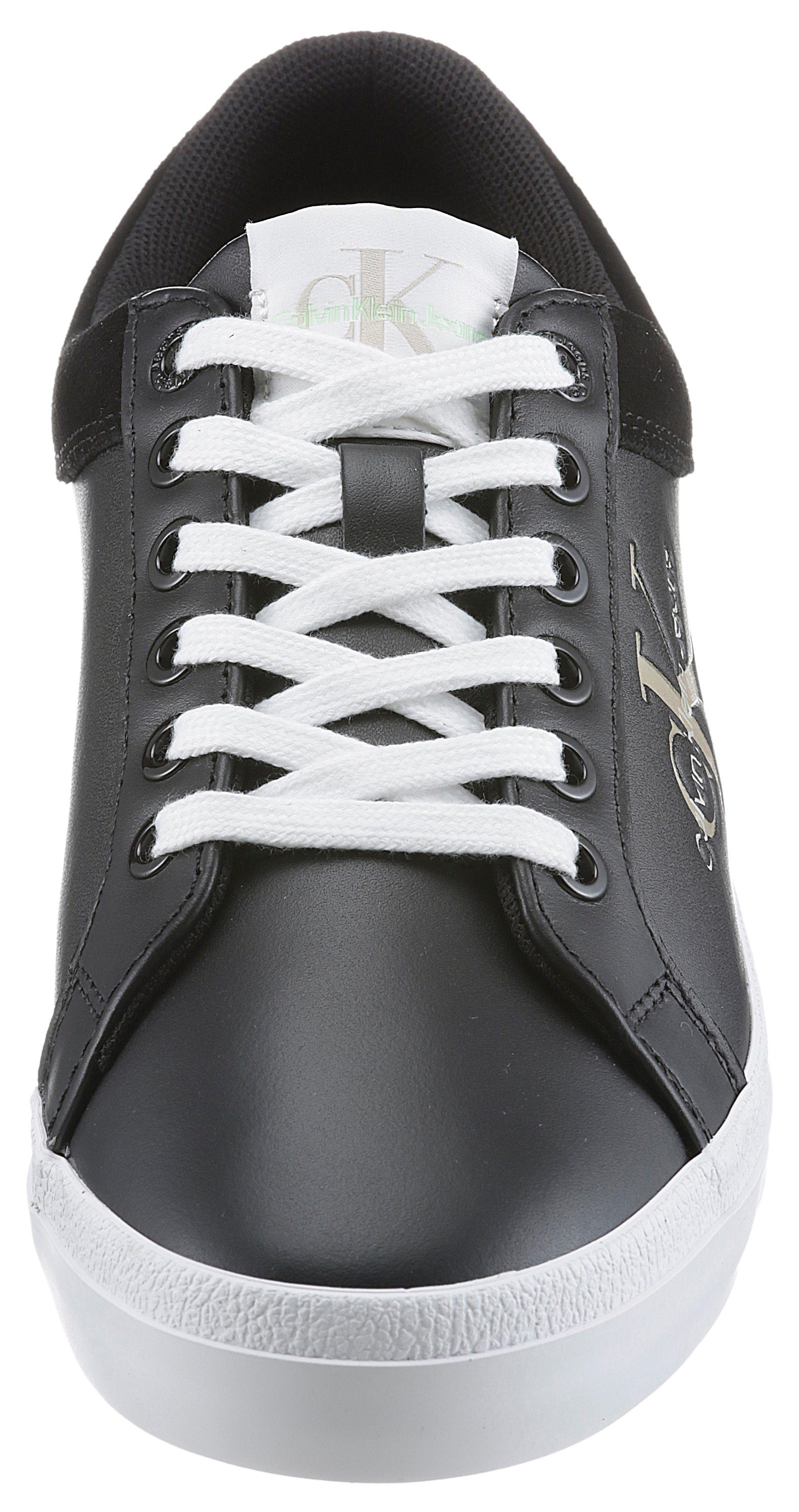 Calvin Klein Plateausneakers SUSAN 9LS Logo-opdruk op de loopzool, vrijetijdsschoen, lage schoen, veterschoen
