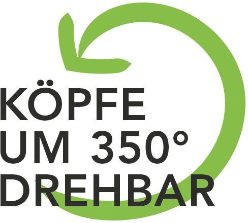 LUTEC Ledwandlamp voor buiten Cuba draaibaar (1 stuk)