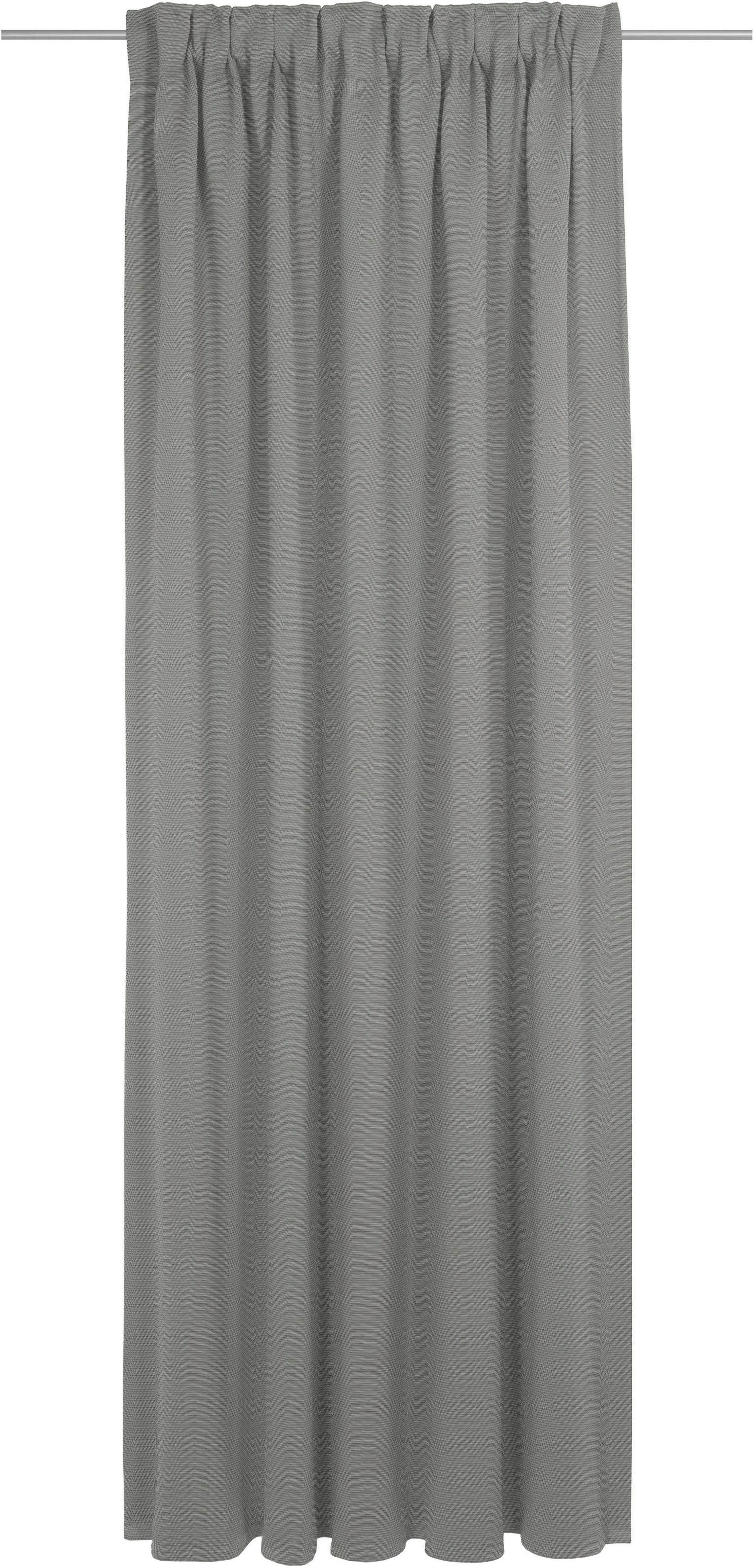 Wirth Gordijn Uni Collection Light (1 stuk) vitrage maat - grijs