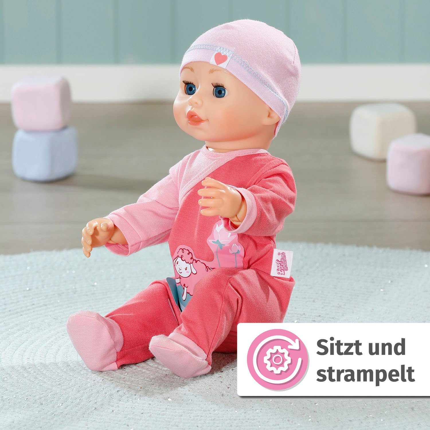 Baby Annabell Babypop Emily loop met mij, 43 cm