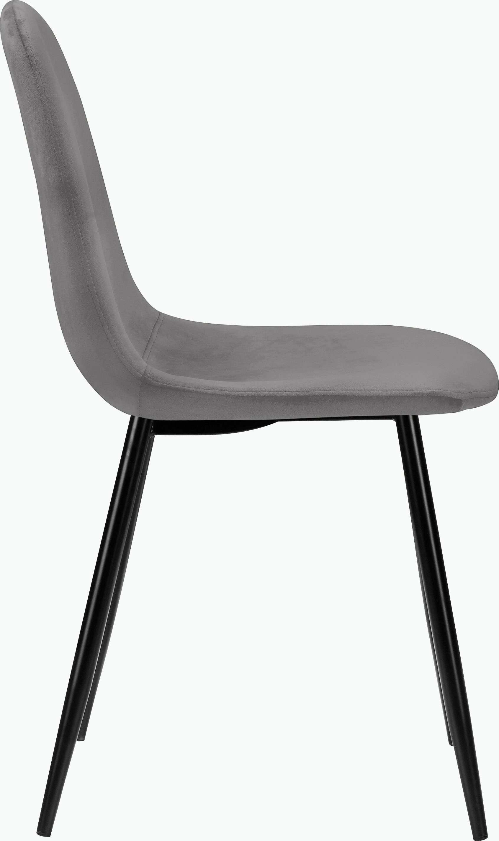 Leonique Eethoek Eadwine, TOPSELLER! Zitgroep eettafel plus 4 eetkamerstoelen (set, 5-delig)