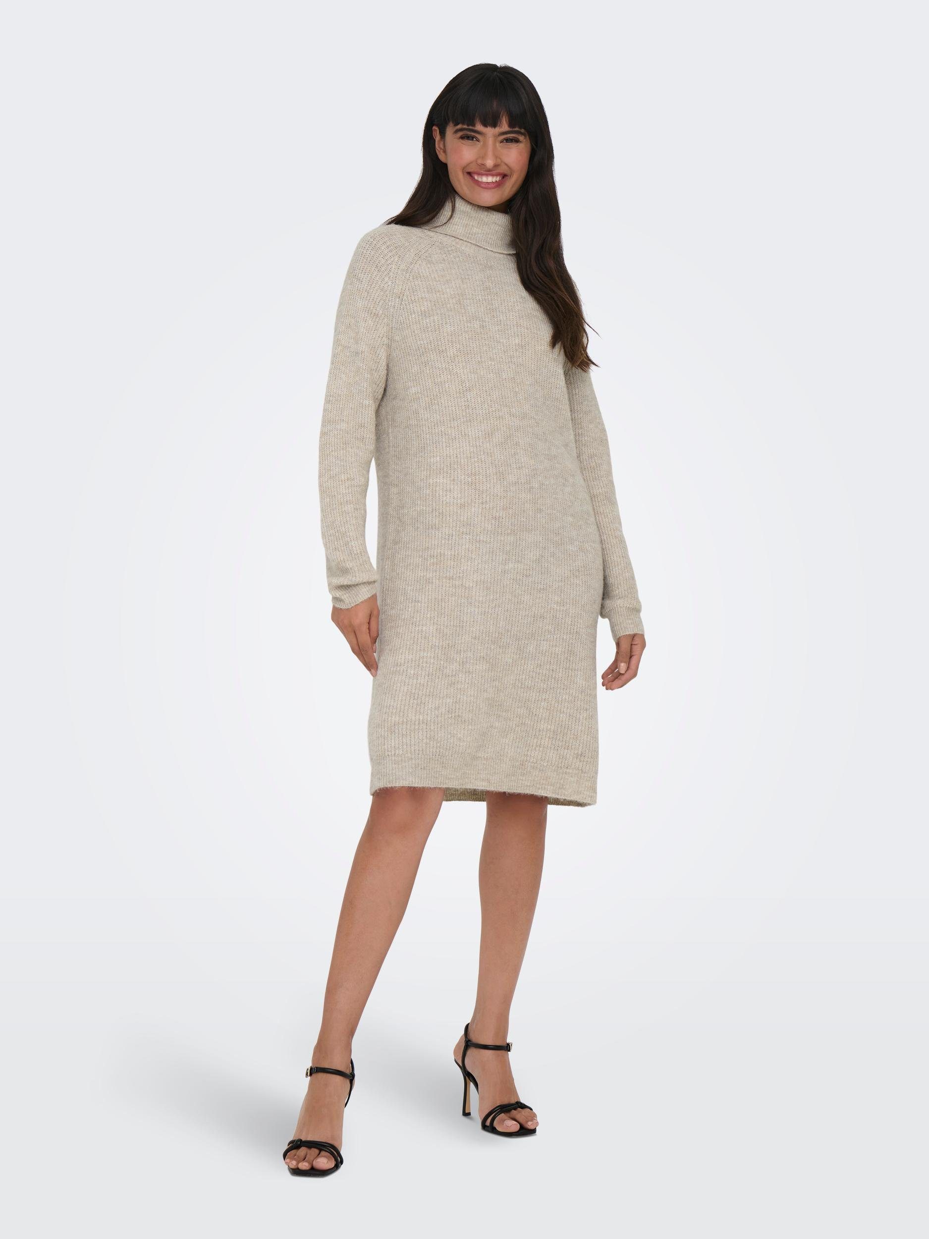 Only Gebreide jurk ONLSILLY LS ROLLNECK DRESS BF KNT
