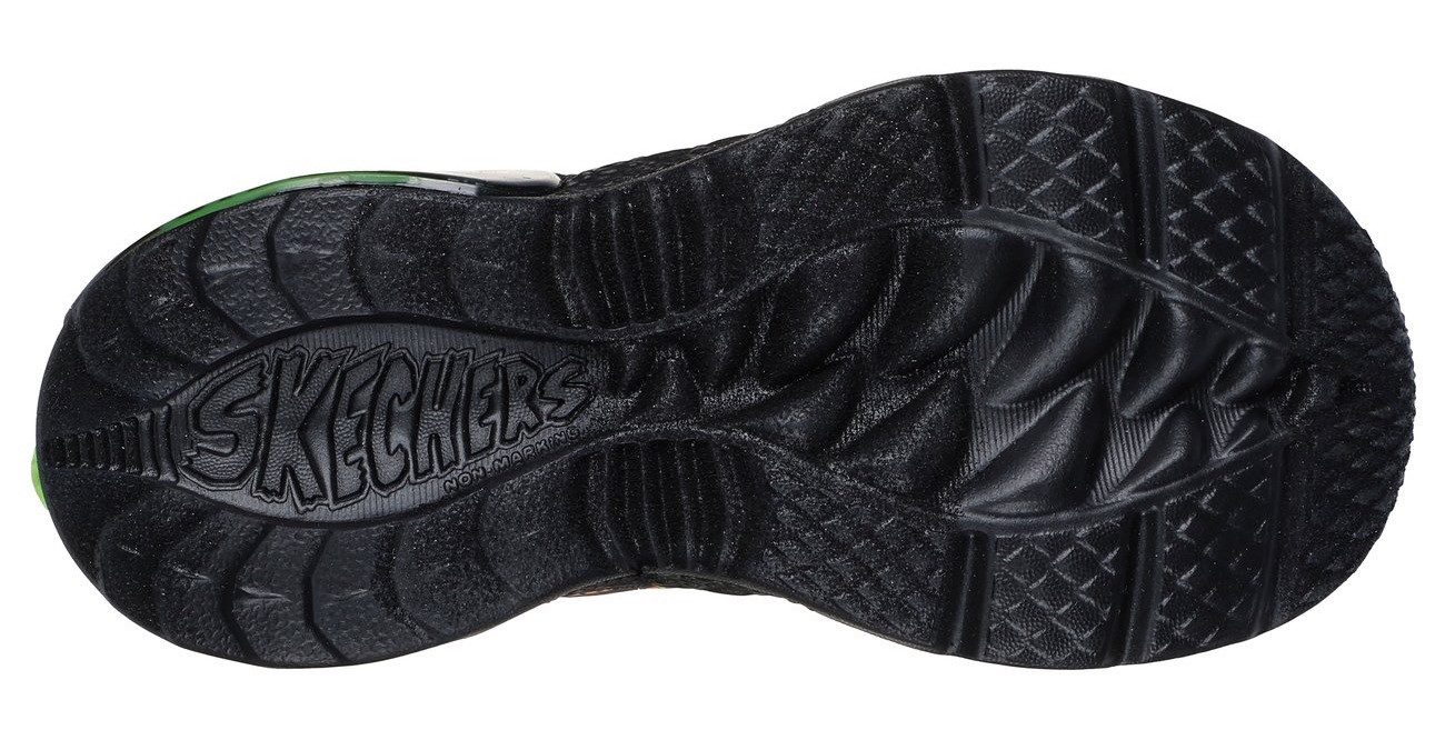 Skechers Sneakers CREATURE-CRAWLERS , blinkende klittenbandschoen met coole afbeelding, maat sjabloon te downloaden